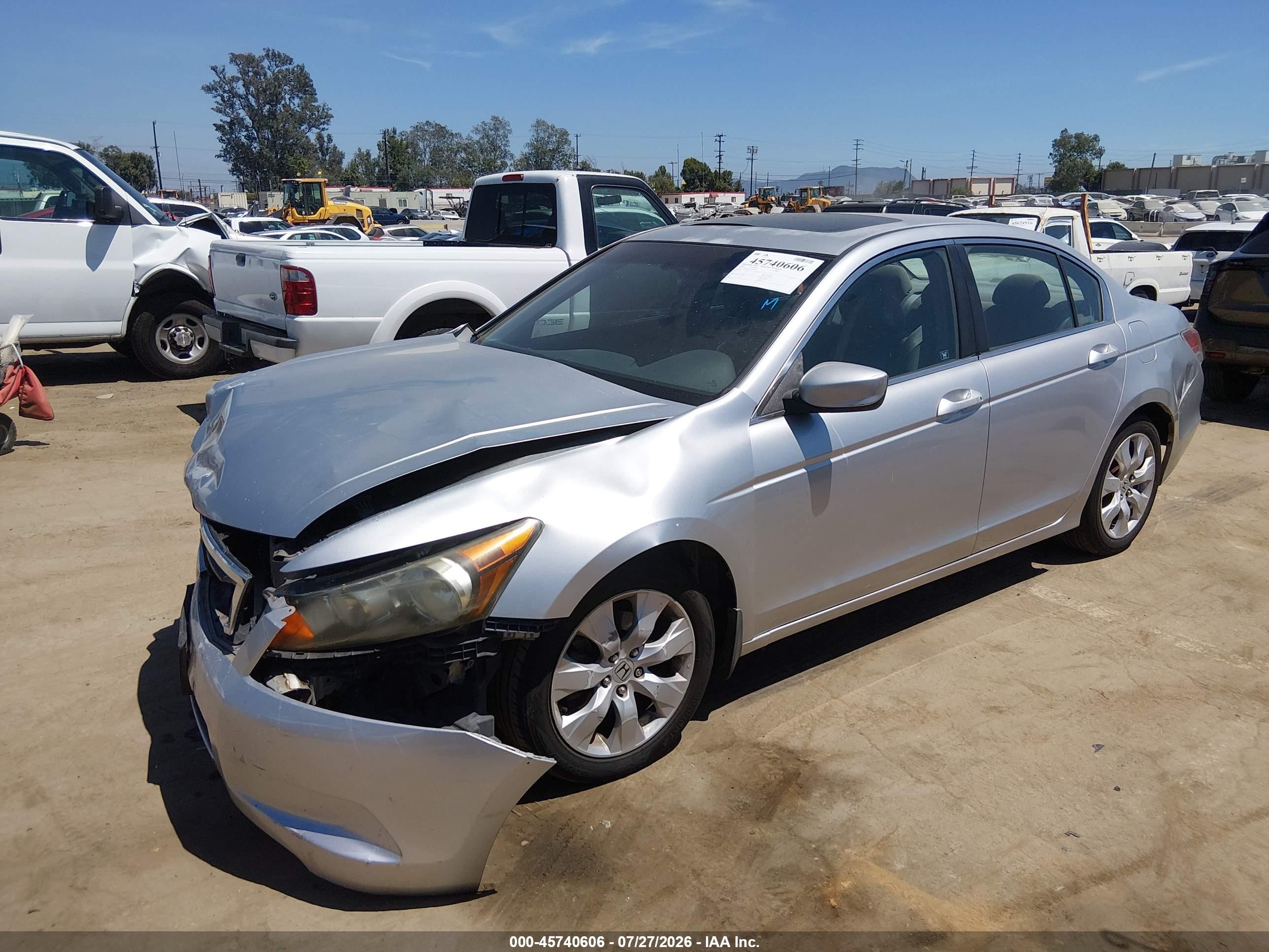 2009 Honda Accord 2.4 Ex Silver vin: 1HGCP26759A164457