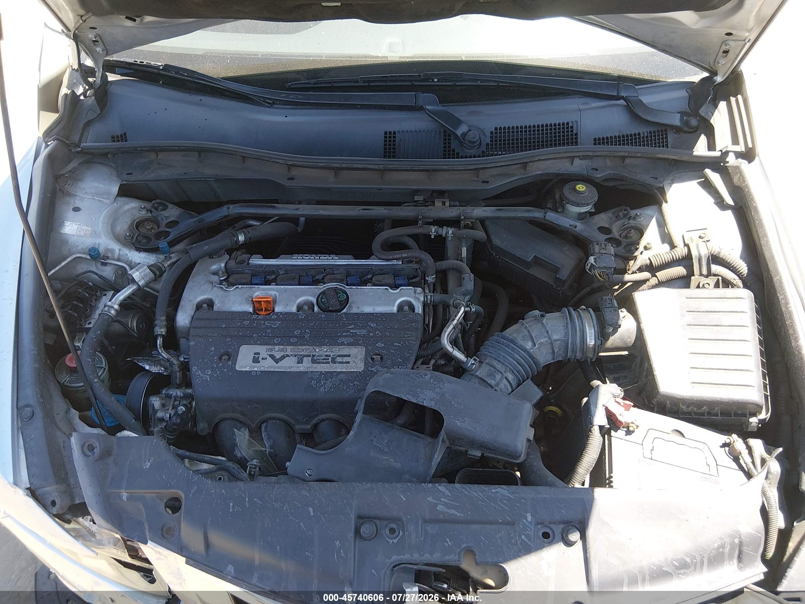 2009 Honda Accord 2.4 Ex Silver vin: 1HGCP26759A164457
