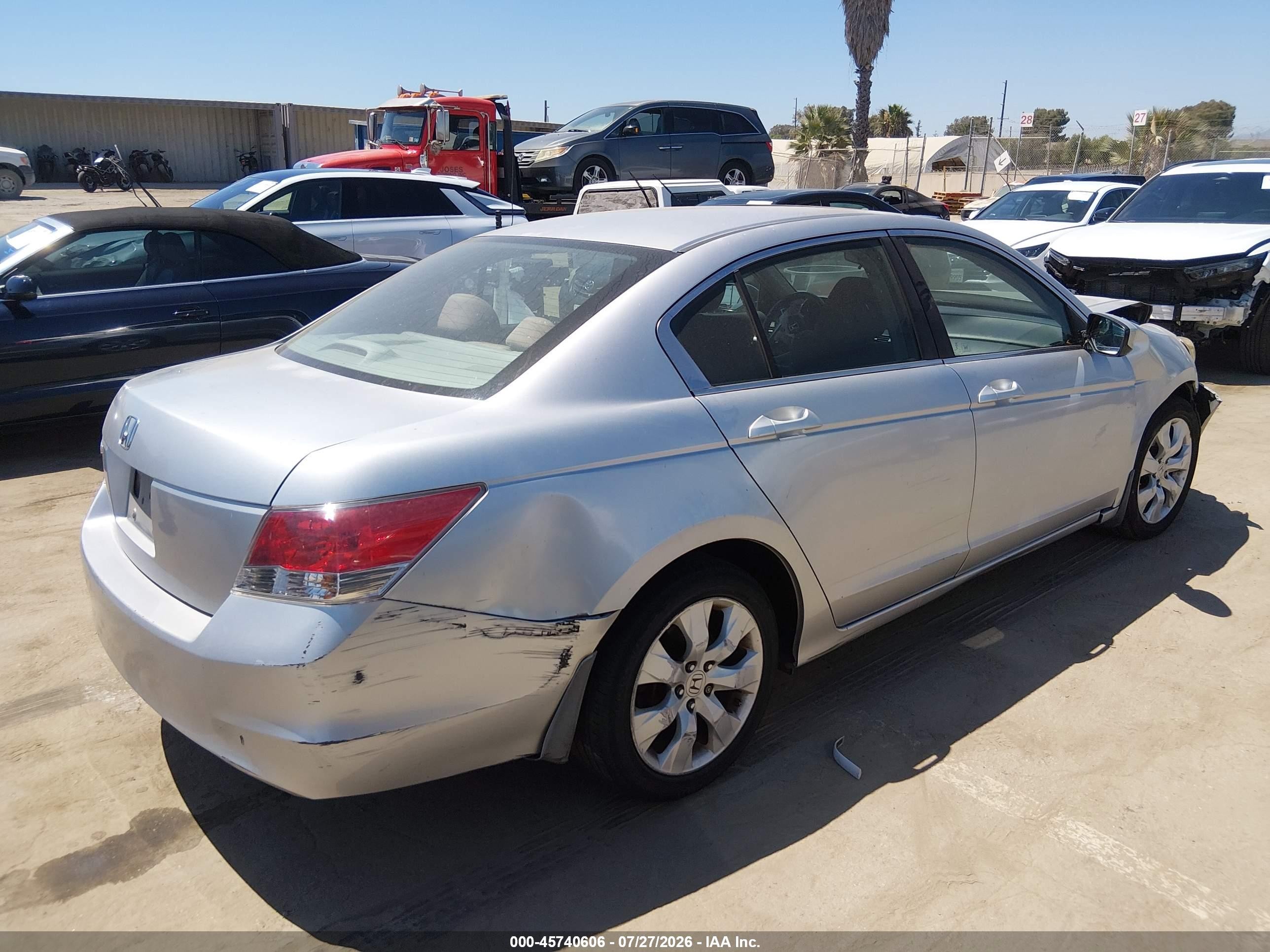 2009 Honda Accord 2.4 Ex Silver vin: 1HGCP26759A164457