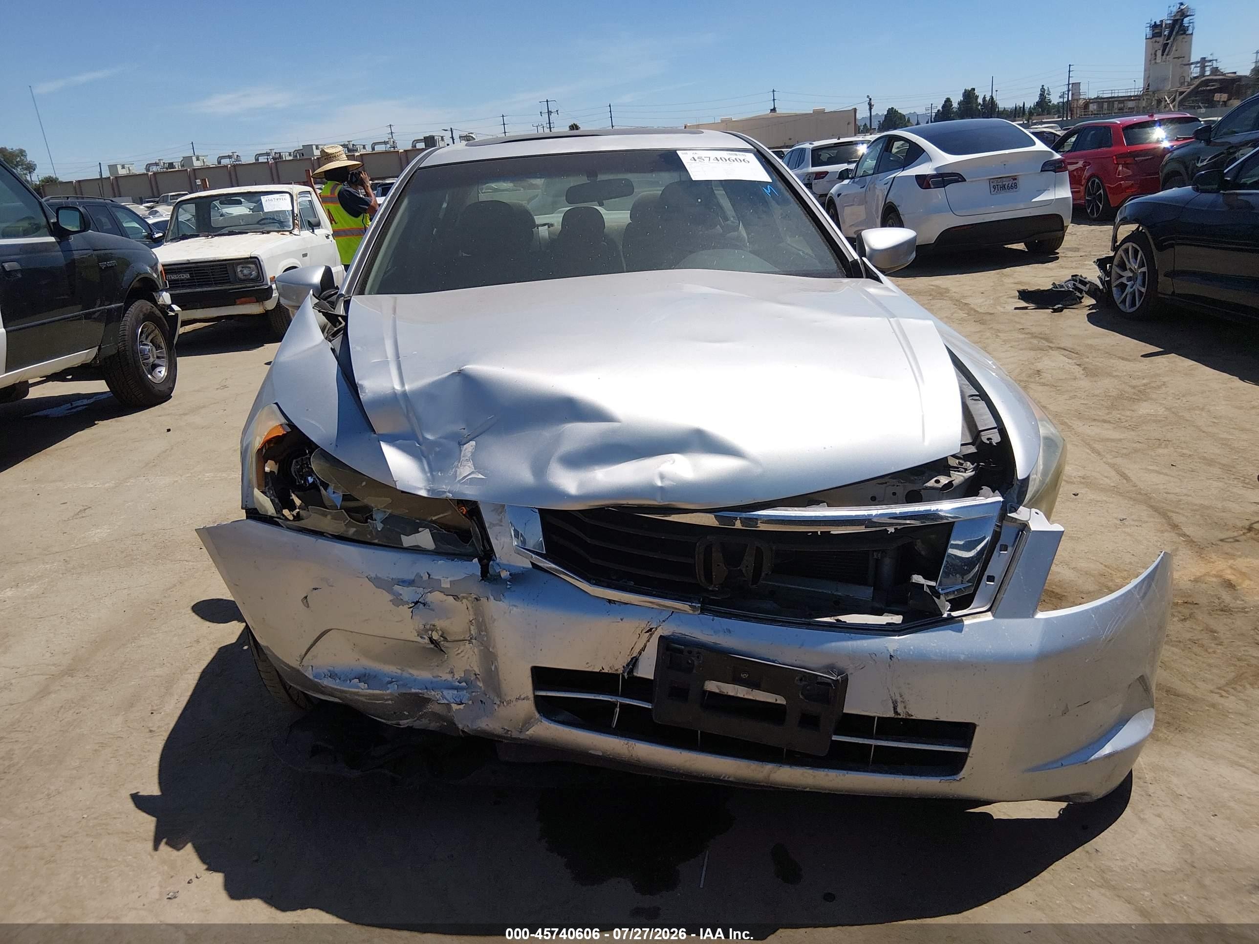 2009 Honda Accord 2.4 Ex Silver vin: 1HGCP26759A164457