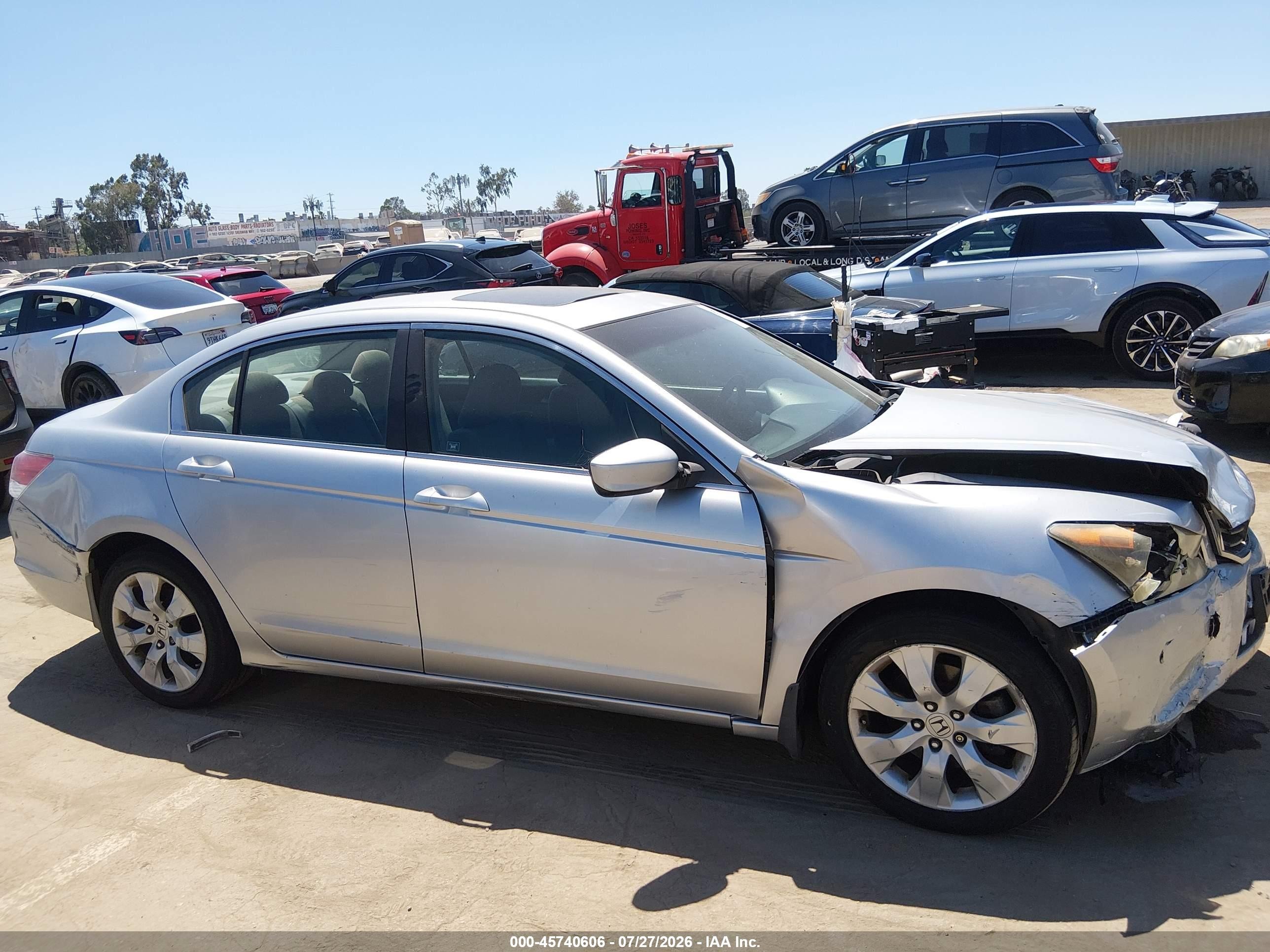 2009 Honda Accord 2.4 Ex Silver vin: 1HGCP26759A164457