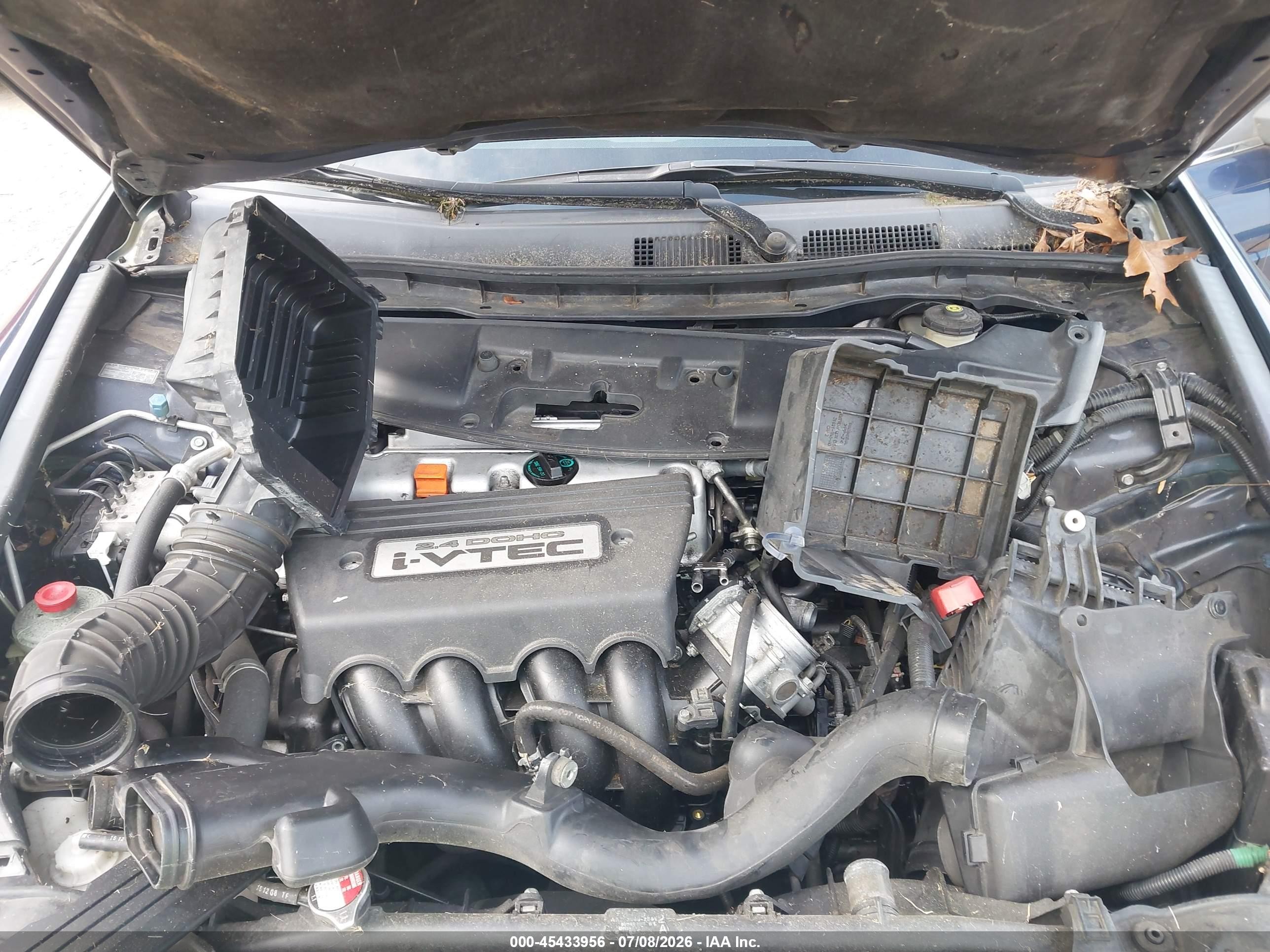 2009 Honda Accord 2.4 Ex Blue vin: 1HGCP26759A164734