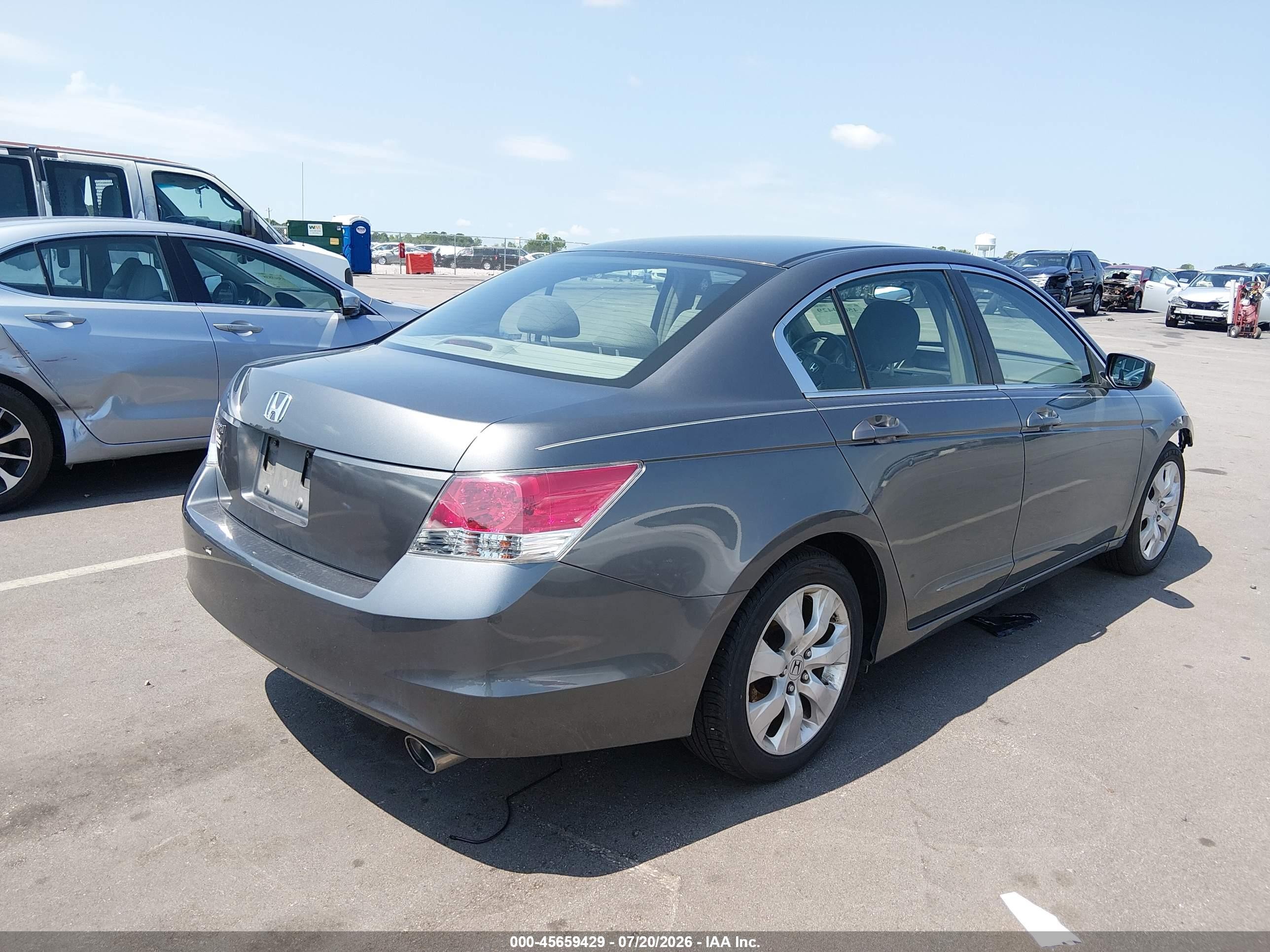 2008 Honda Accord 2.4 Ex Gray vin: 1HGCP26768A156382
