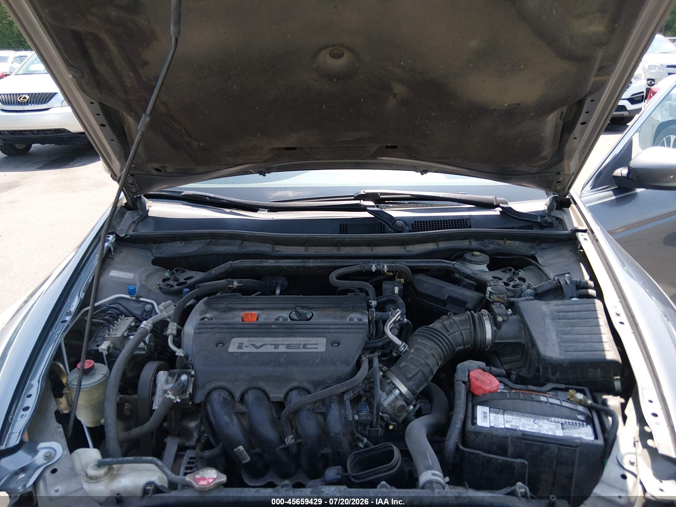 2008 Honda Accord 2.4 Ex Gray vin: 1HGCP26768A156382