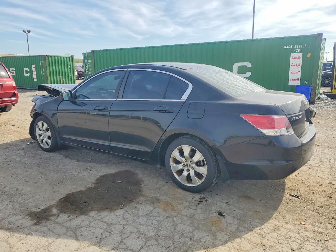 2008 Honda Accord Ex Black vin: 1HGCP26768A162909