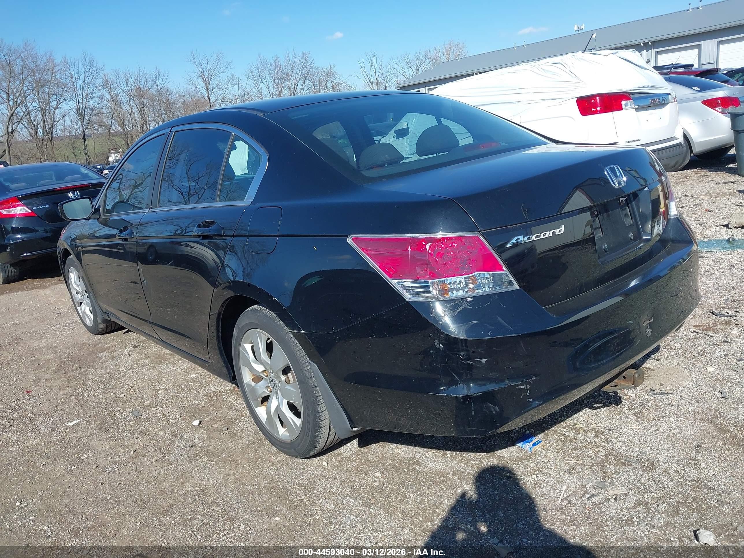 2009 Honda Accord 2.4 Ex Black vin: 1HGCP26769A116773