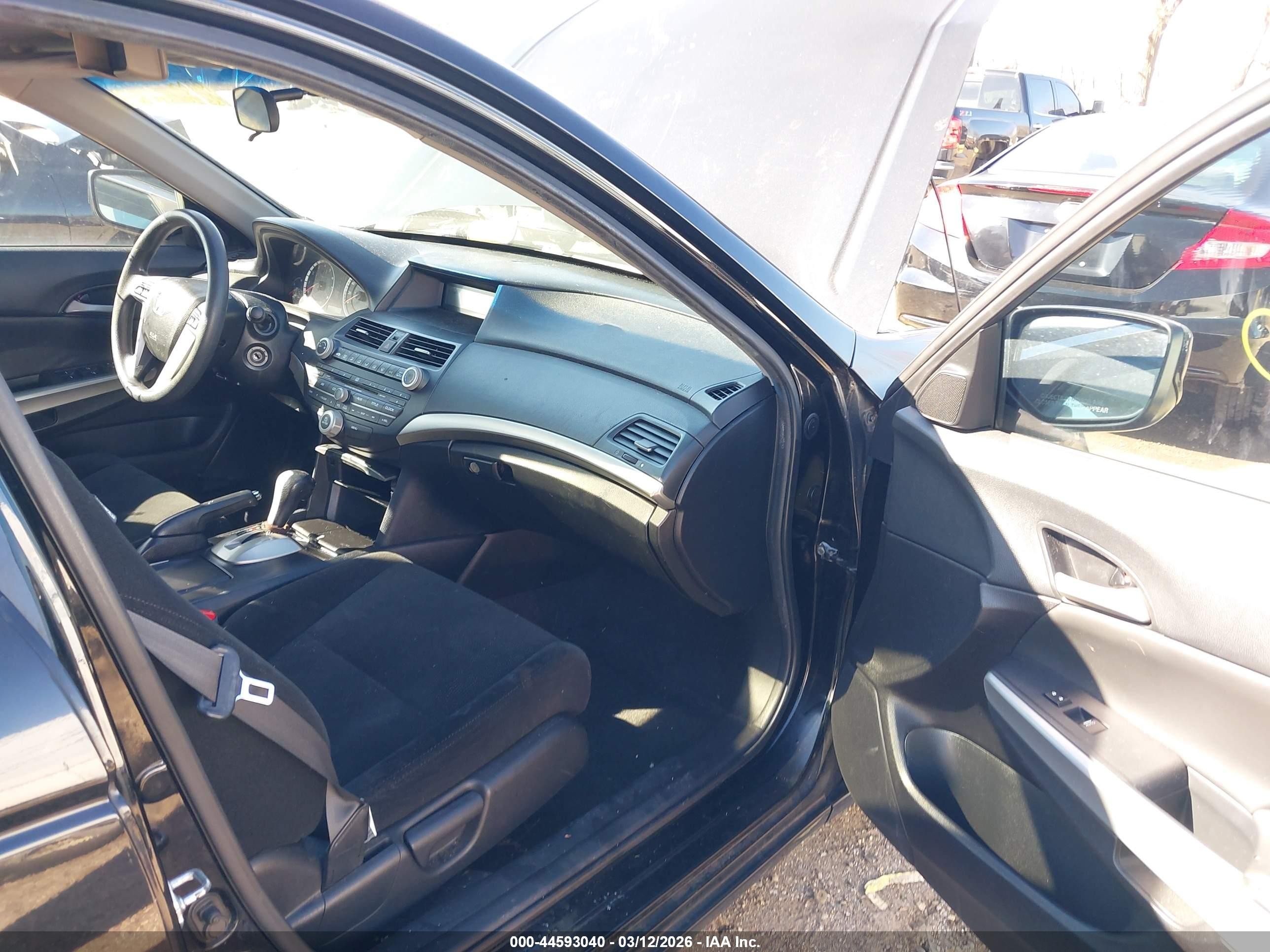 2009 Honda Accord 2.4 Ex Black vin: 1HGCP26769A116773