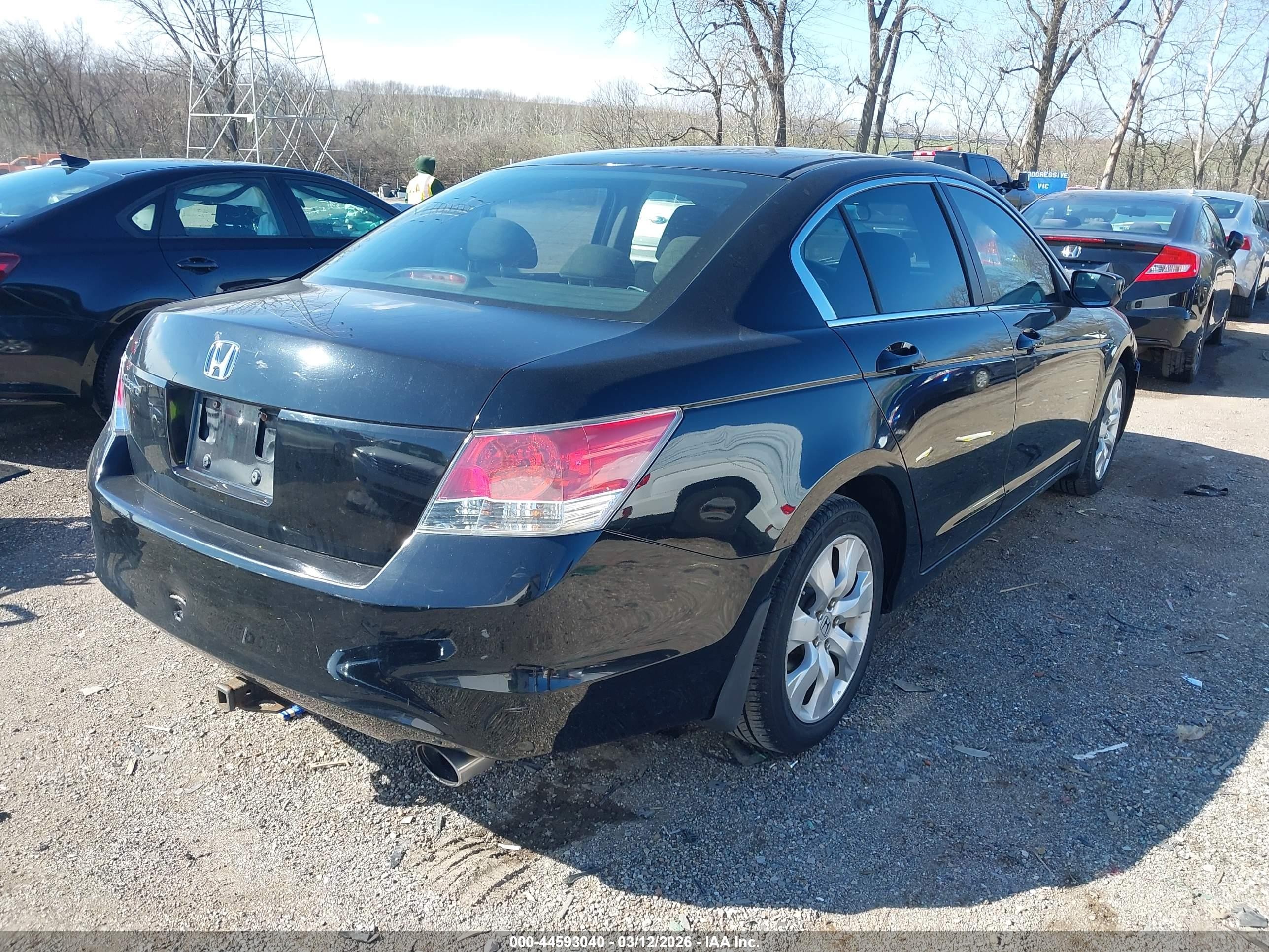 2009 Honda Accord 2.4 Ex Black vin: 1HGCP26769A116773