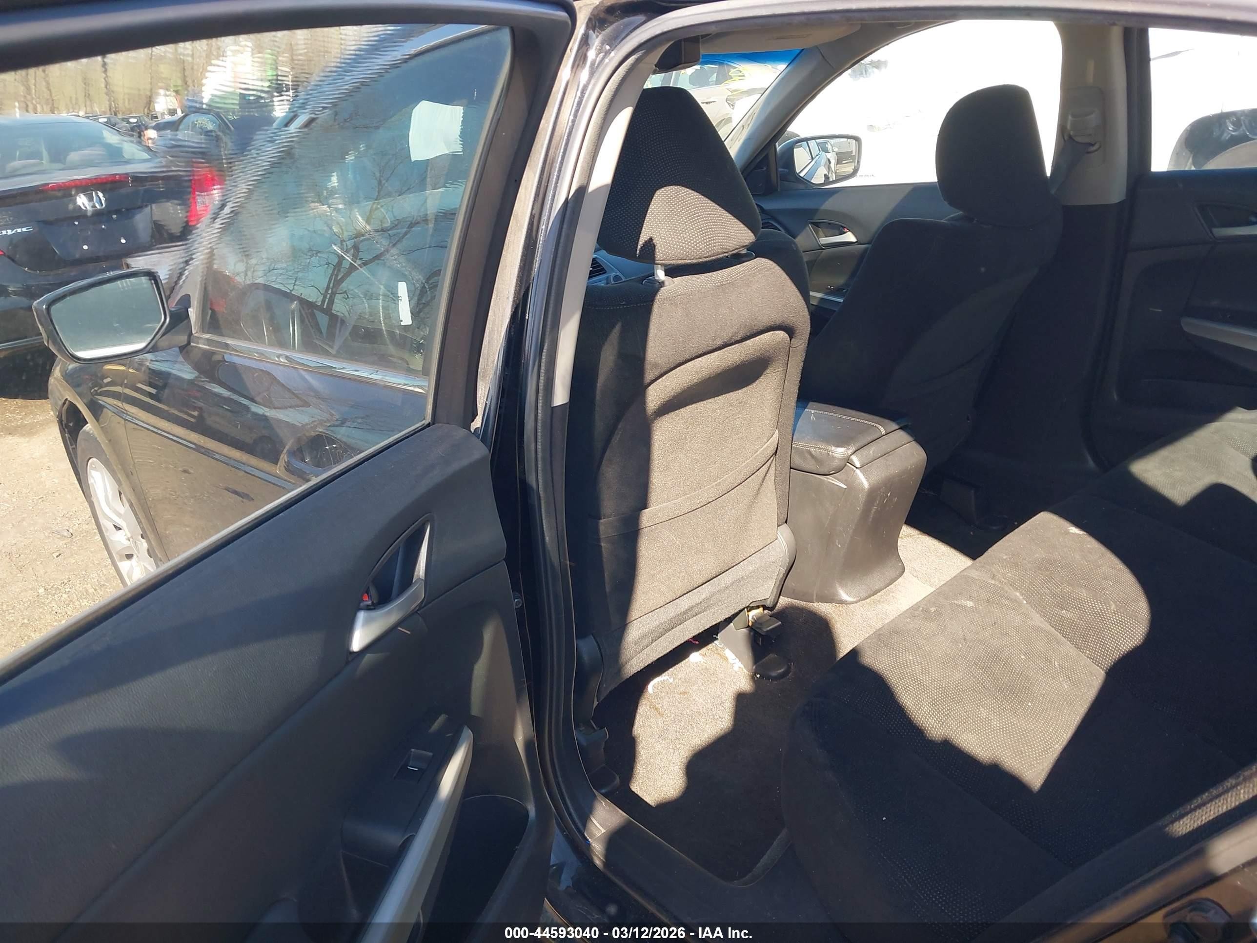 2009 Honda Accord 2.4 Ex Black vin: 1HGCP26769A116773