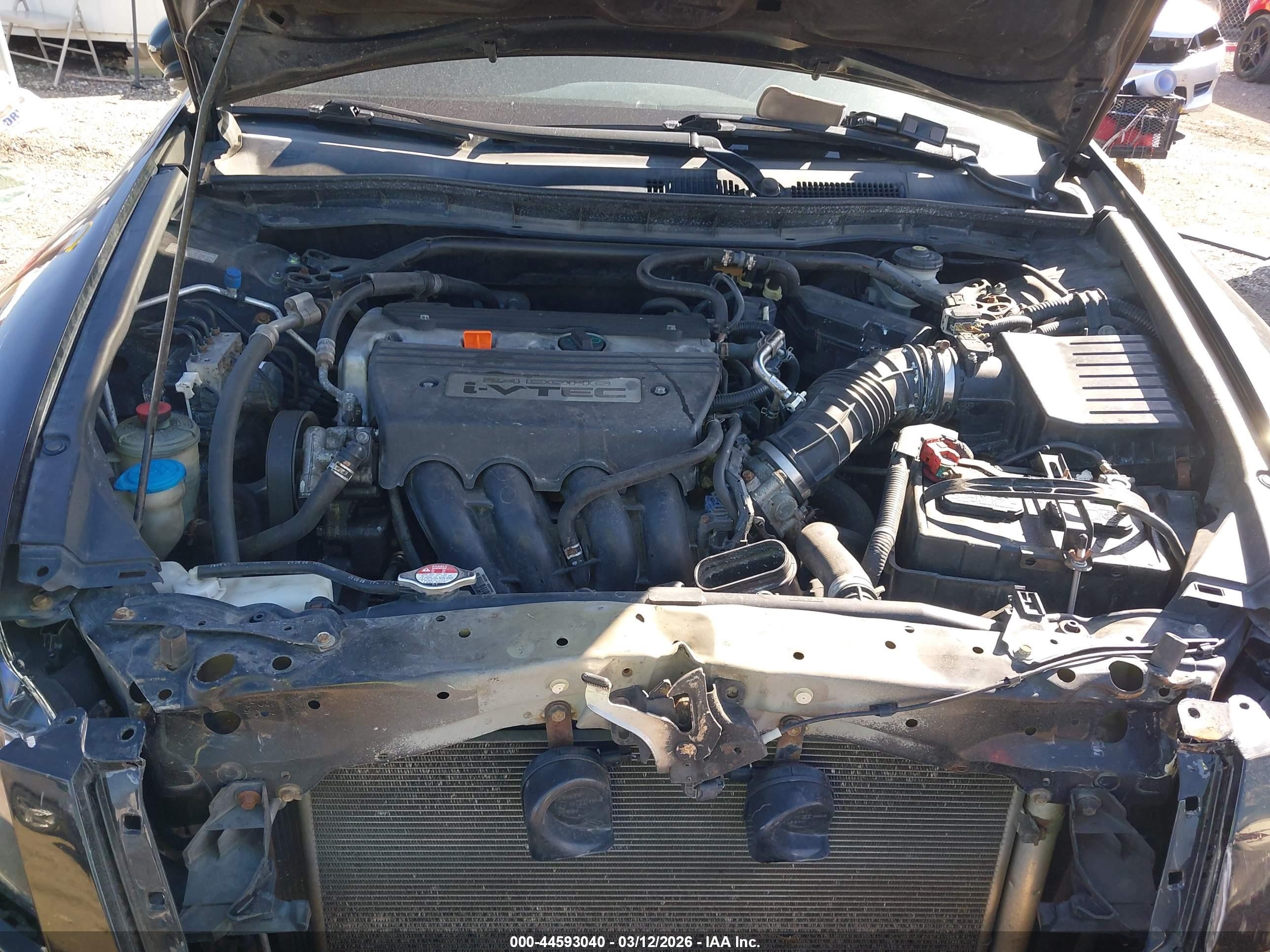 2009 Honda Accord 2.4 Ex Black vin: 1HGCP26769A116773