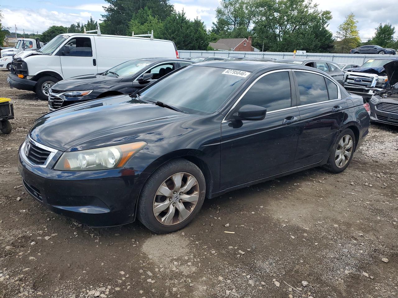 2009 Honda Accord Ex Black vin: 1HGCP26769A150857