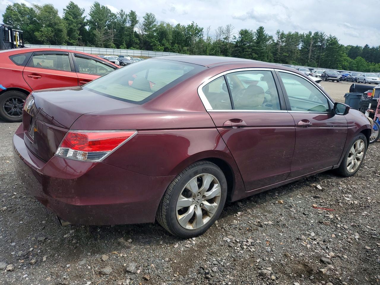 2008 Honda Accord Ex Burgundy vin: 1HGCP26778A038020