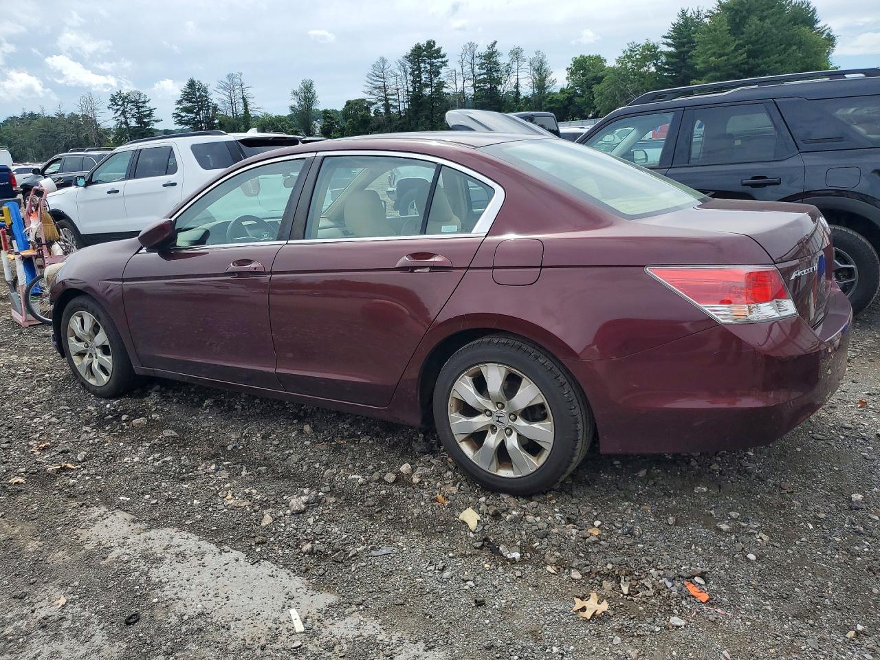 2008 Honda Accord Ex Burgundy vin: 1HGCP26778A038020