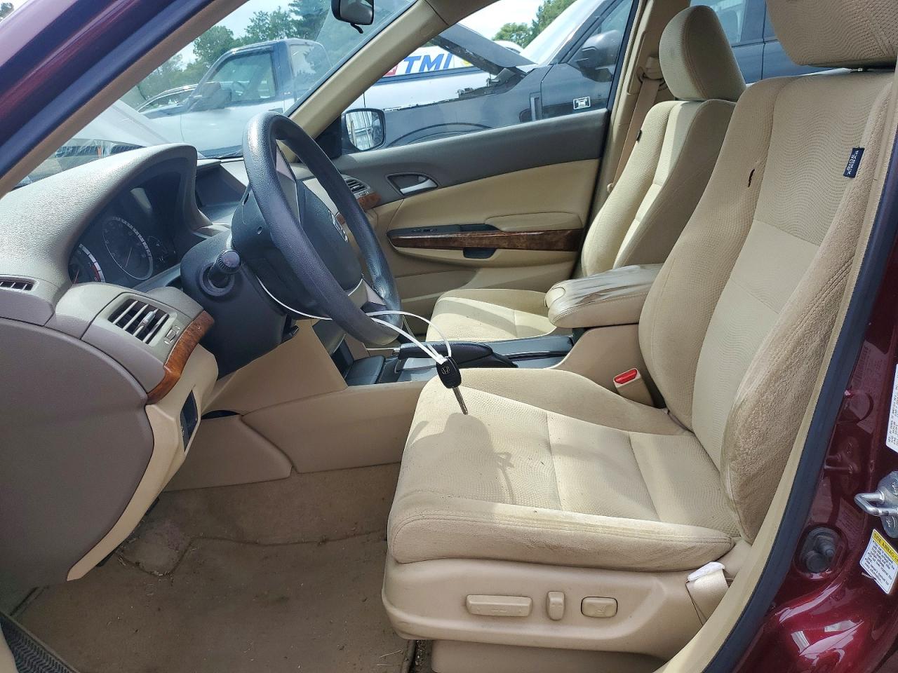 2008 Honda Accord Ex Burgundy vin: 1HGCP26778A038020