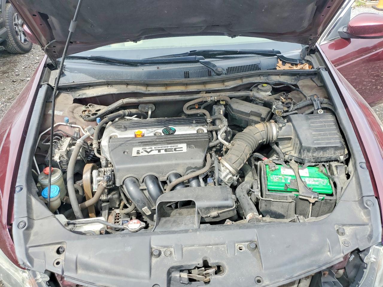 2008 Honda Accord Ex Burgundy vin: 1HGCP26778A038020