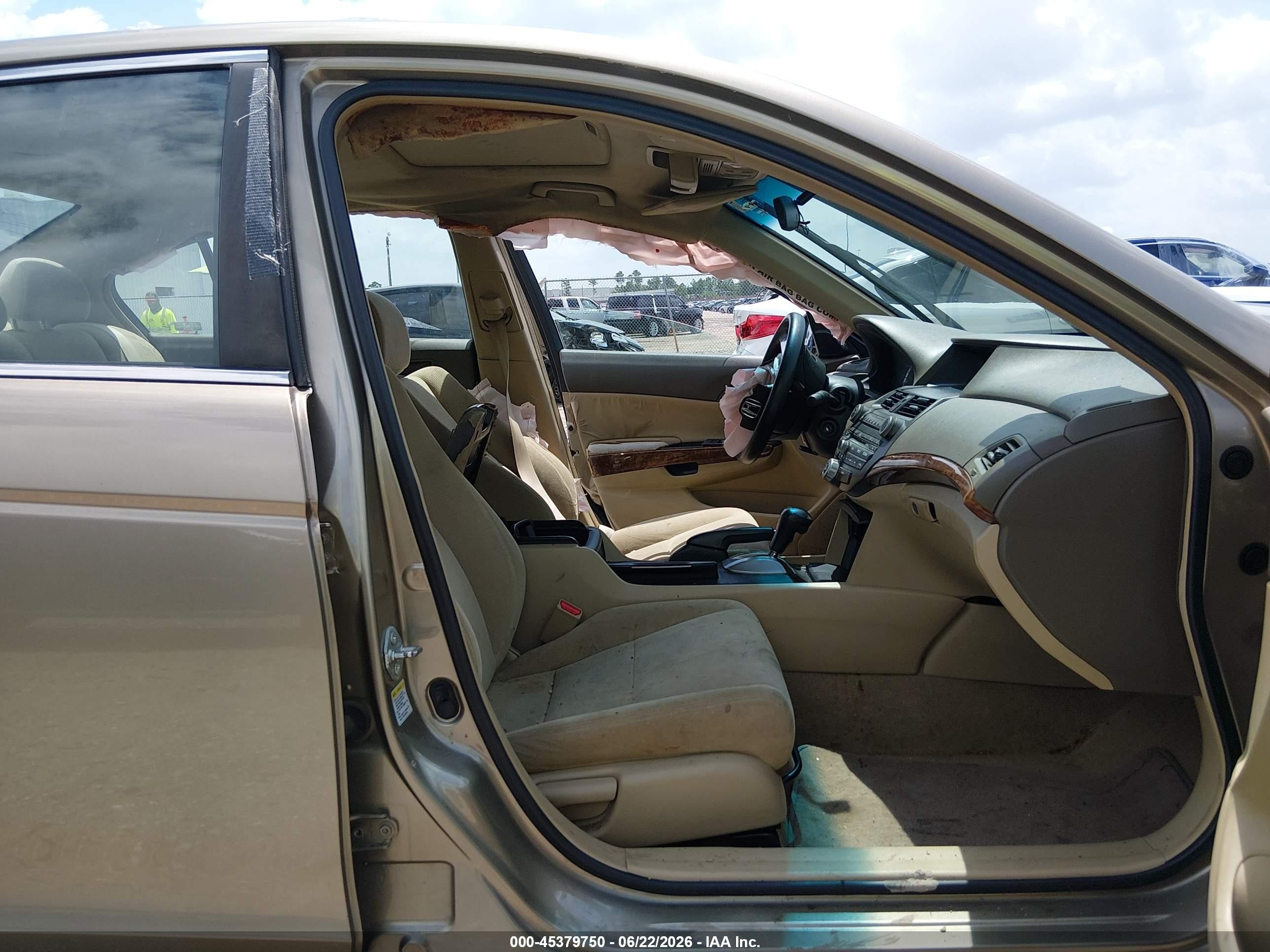 2008 Honda Accord 2.4 Ex Beige vin: 1HGCP26778A046697