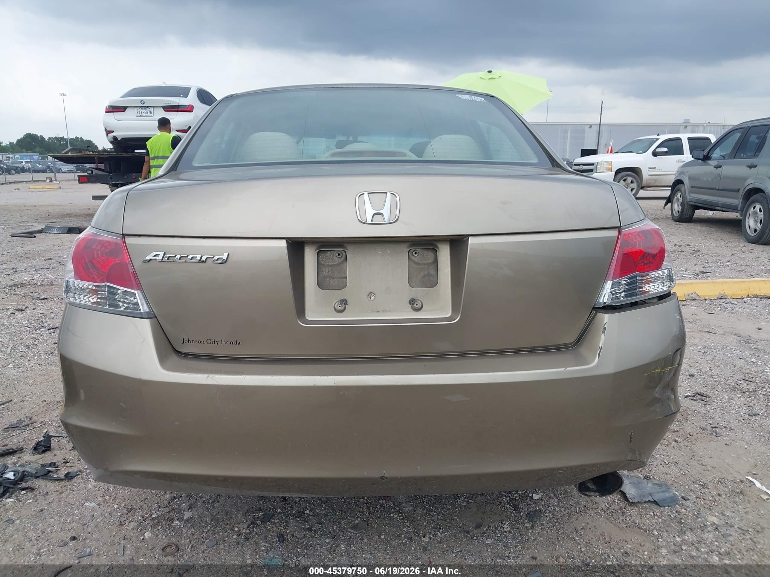 2008 Honda Accord 2.4 Ex Beige vin: 1HGCP26778A046697