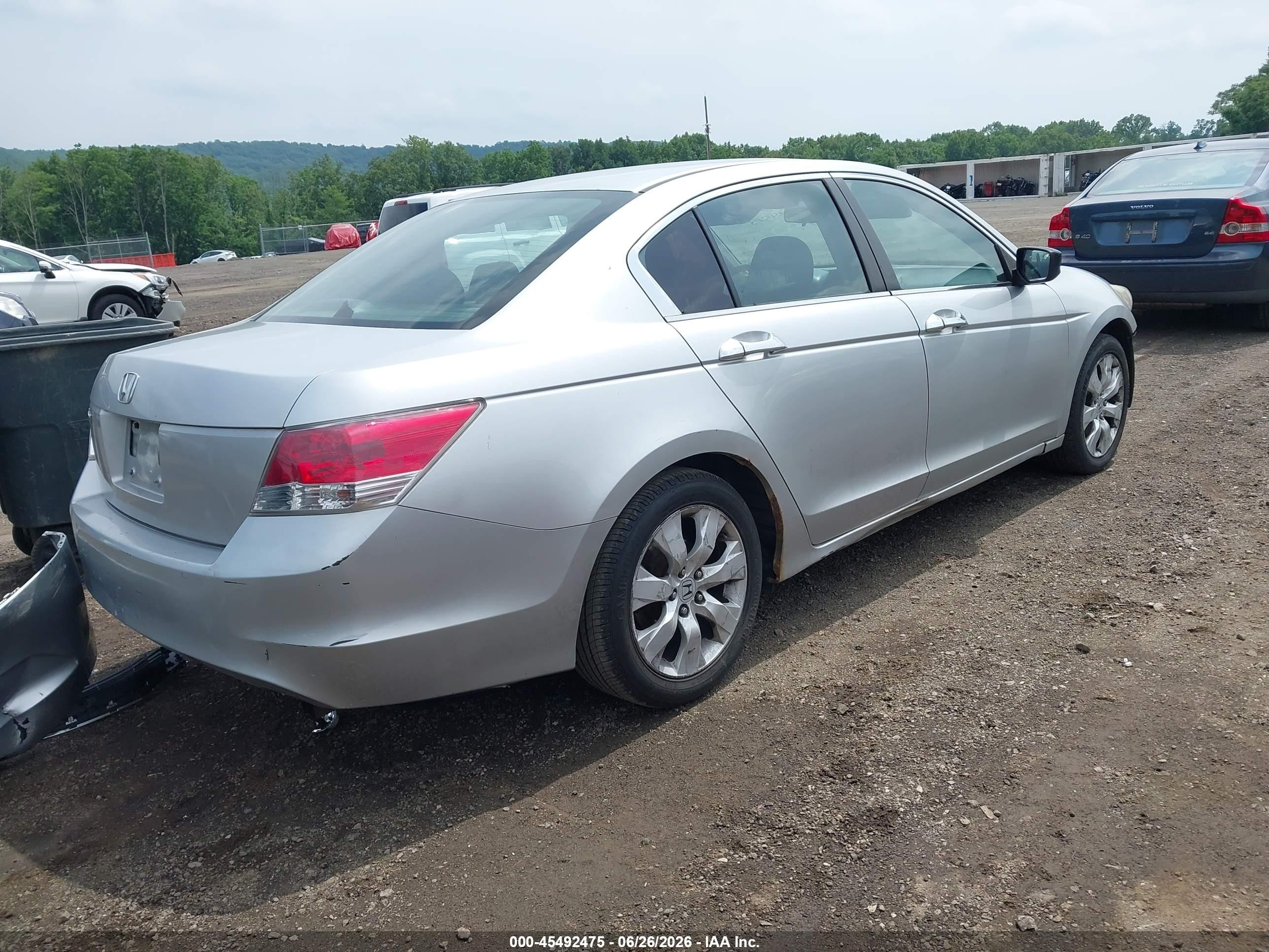 2008 Honda Accord 2.4 Ex Silver vin: 1HGCP26778A073270