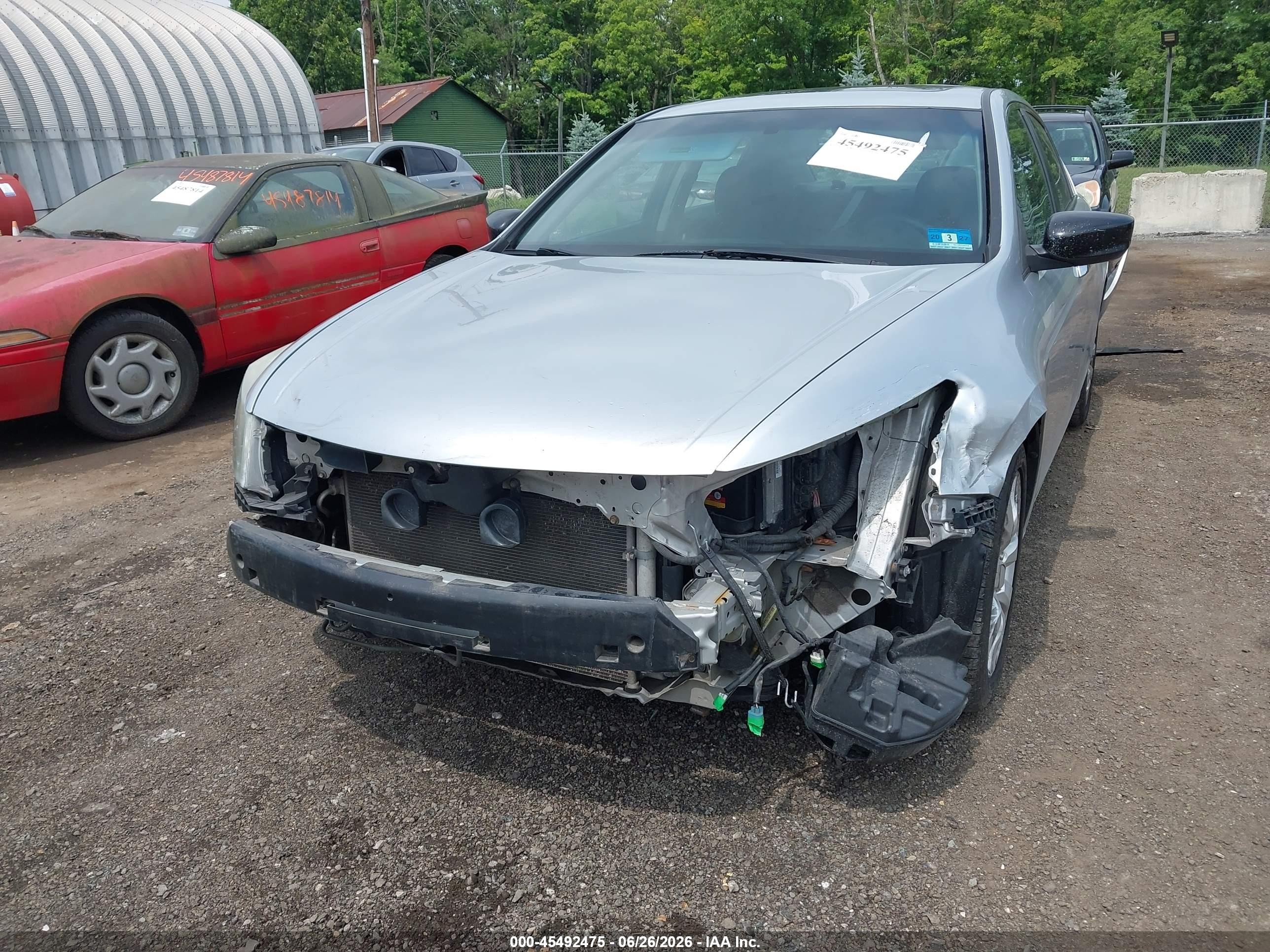 2008 Honda Accord 2.4 Ex Silver vin: 1HGCP26778A073270