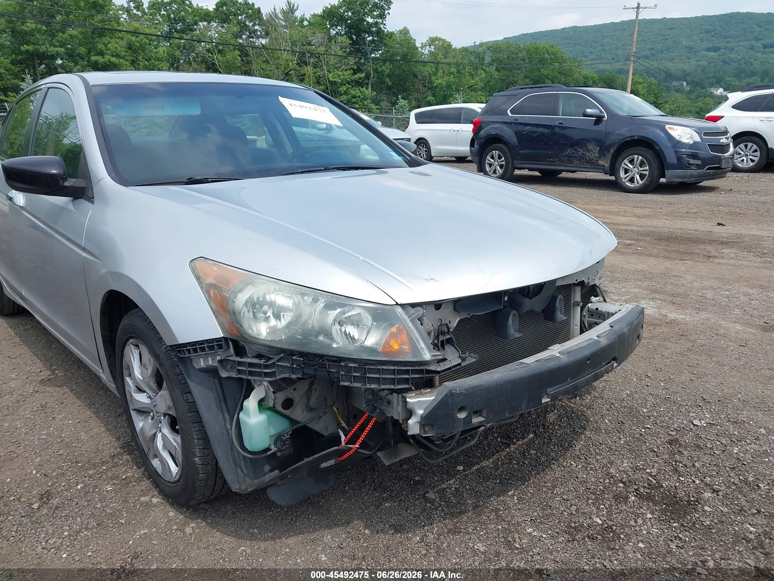 2008 Honda Accord 2.4 Ex Silver vin: 1HGCP26778A073270