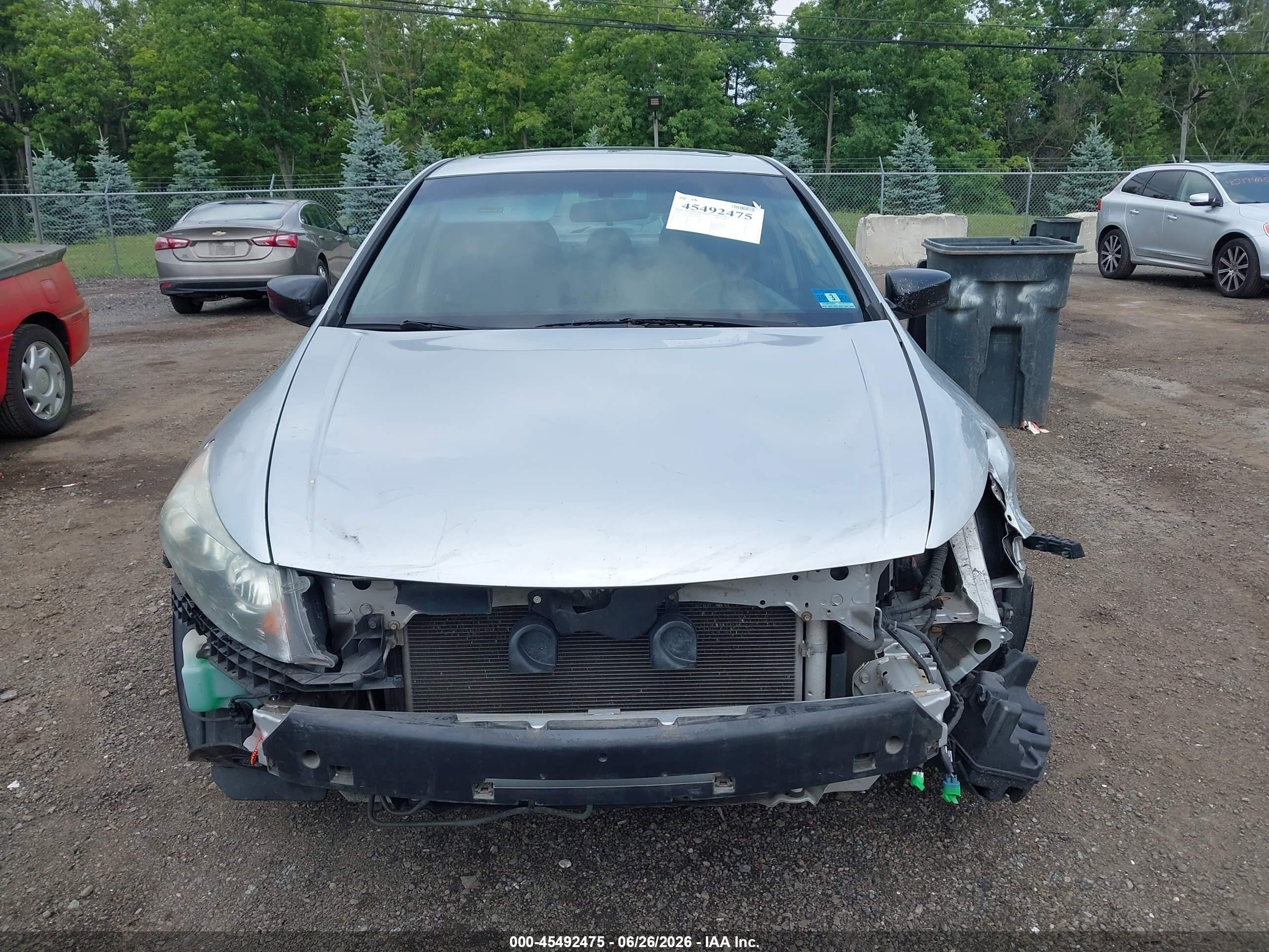 2008 Honda Accord 2.4 Ex Silver vin: 1HGCP26778A073270