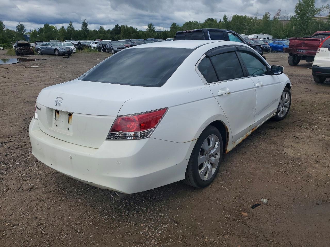 2008 Honda Accord White vin: 1HGCP26778A805669