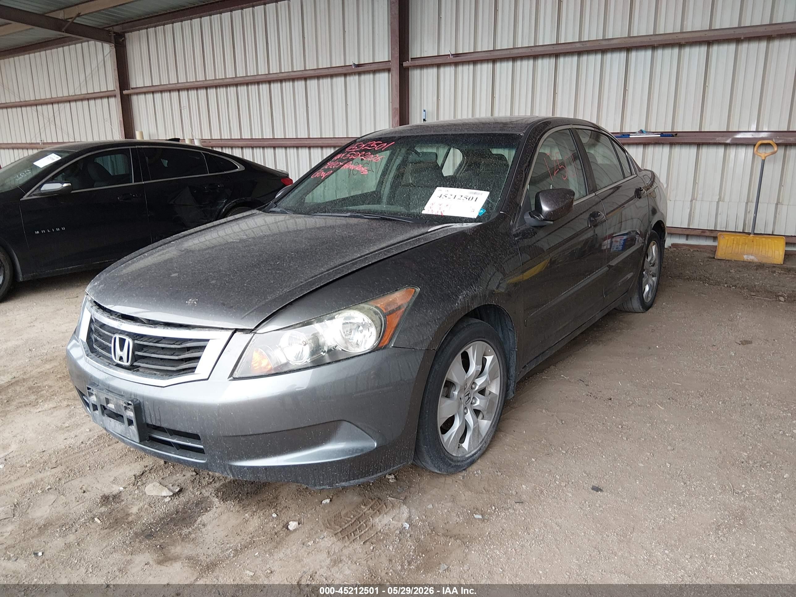 2009 Honda Accord 2.4 Ex Gray vin: 1HGCP26779A017606