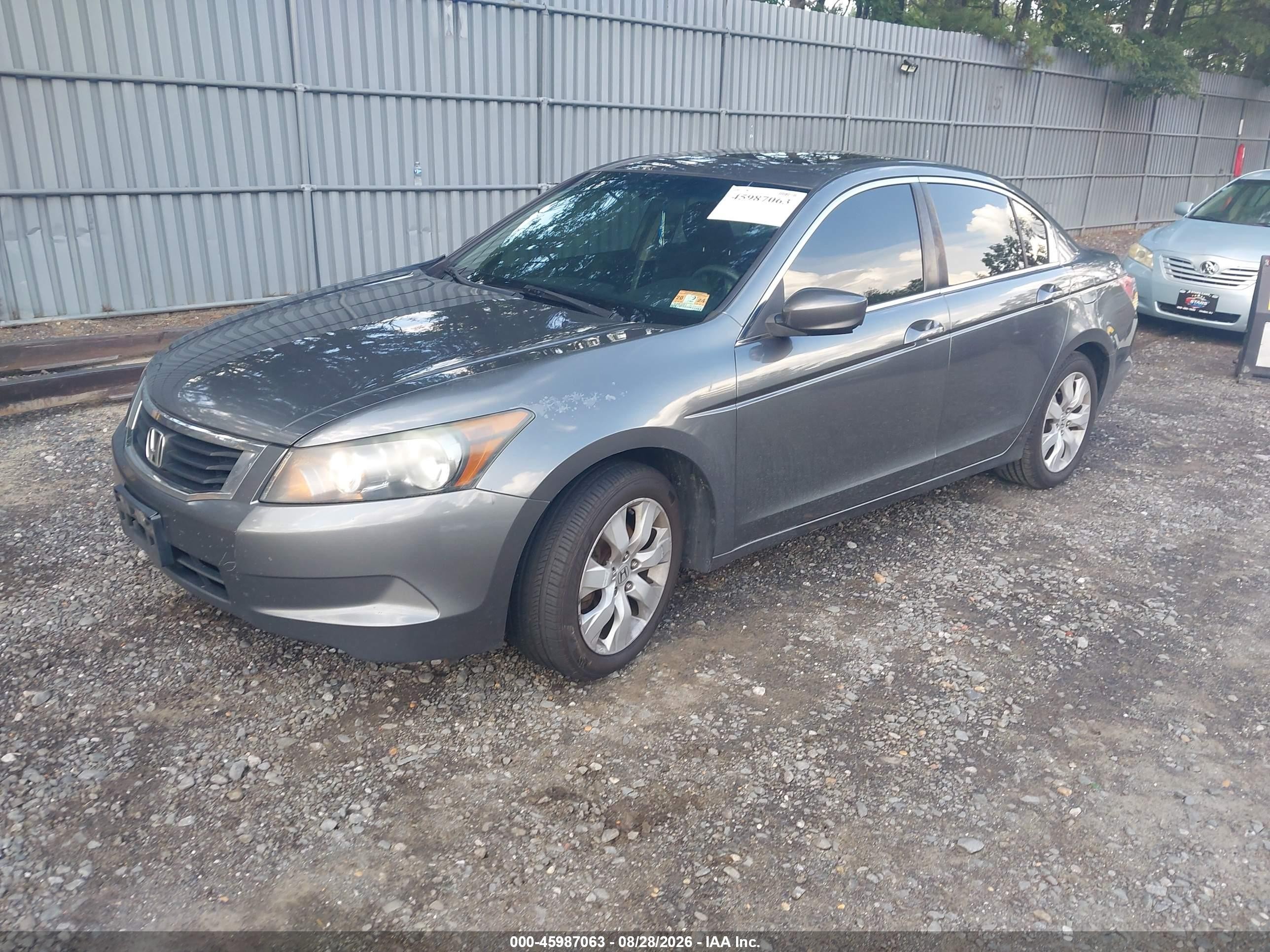 2009 Honda Accord 2.4 Ex Gray vin: 1HGCP26779A080382