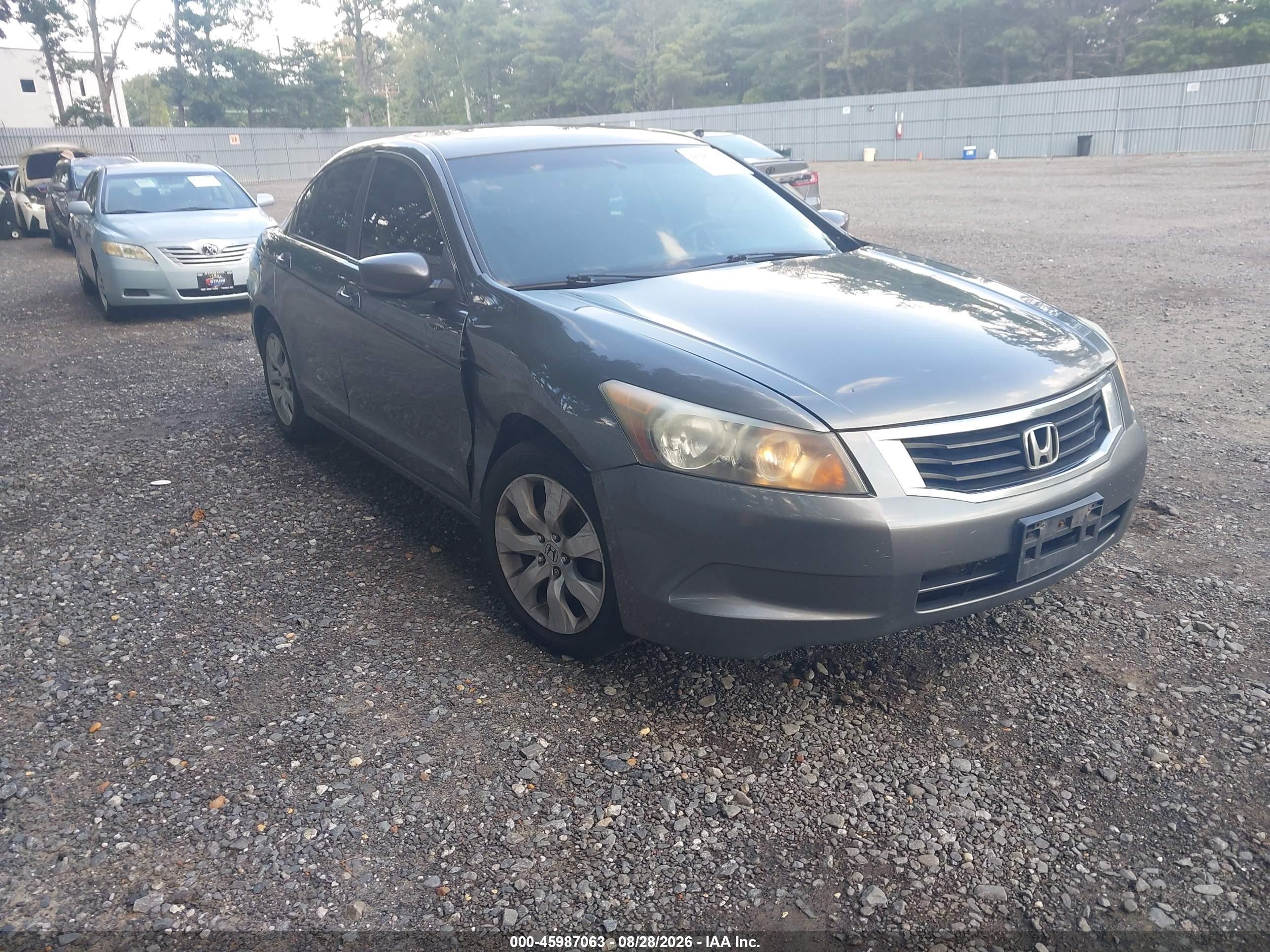 2009 Honda Accord 2.4 Ex Gray vin: 1HGCP26779A080382
