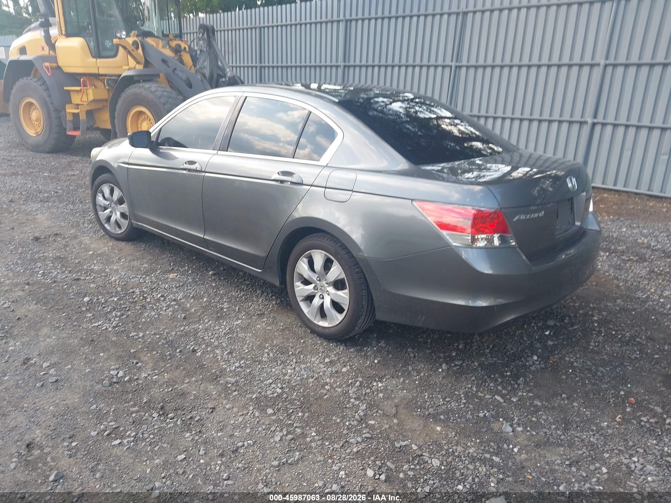 2009 Honda Accord 2.4 Ex Gray vin: 1HGCP26779A080382