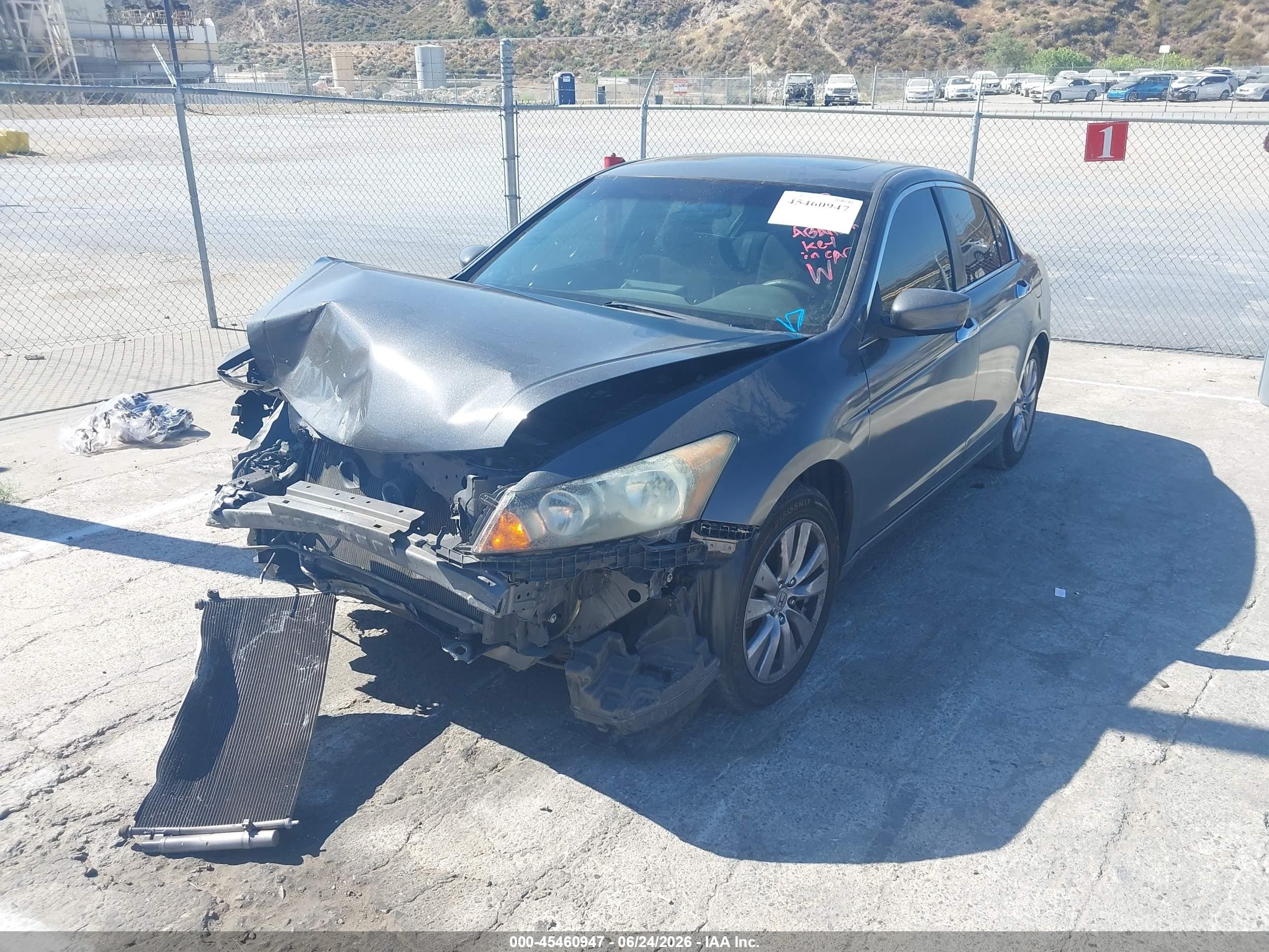 2009 Honda Accord 2.4 Ex Gray vin: 1HGCP26779A141245