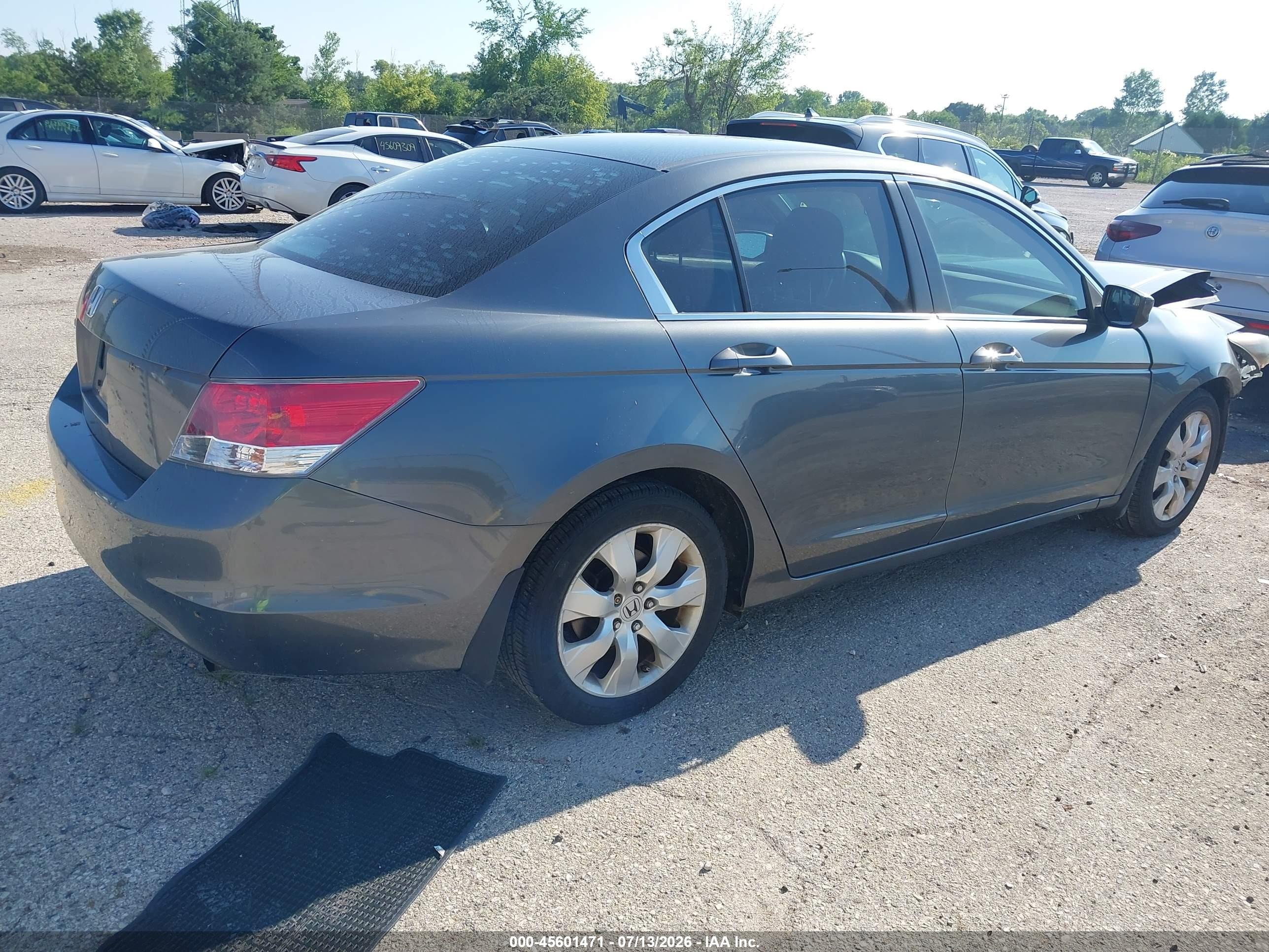 2009 Honda Accord 2.4 Ex Gray vin: 1HGCP26779A161172