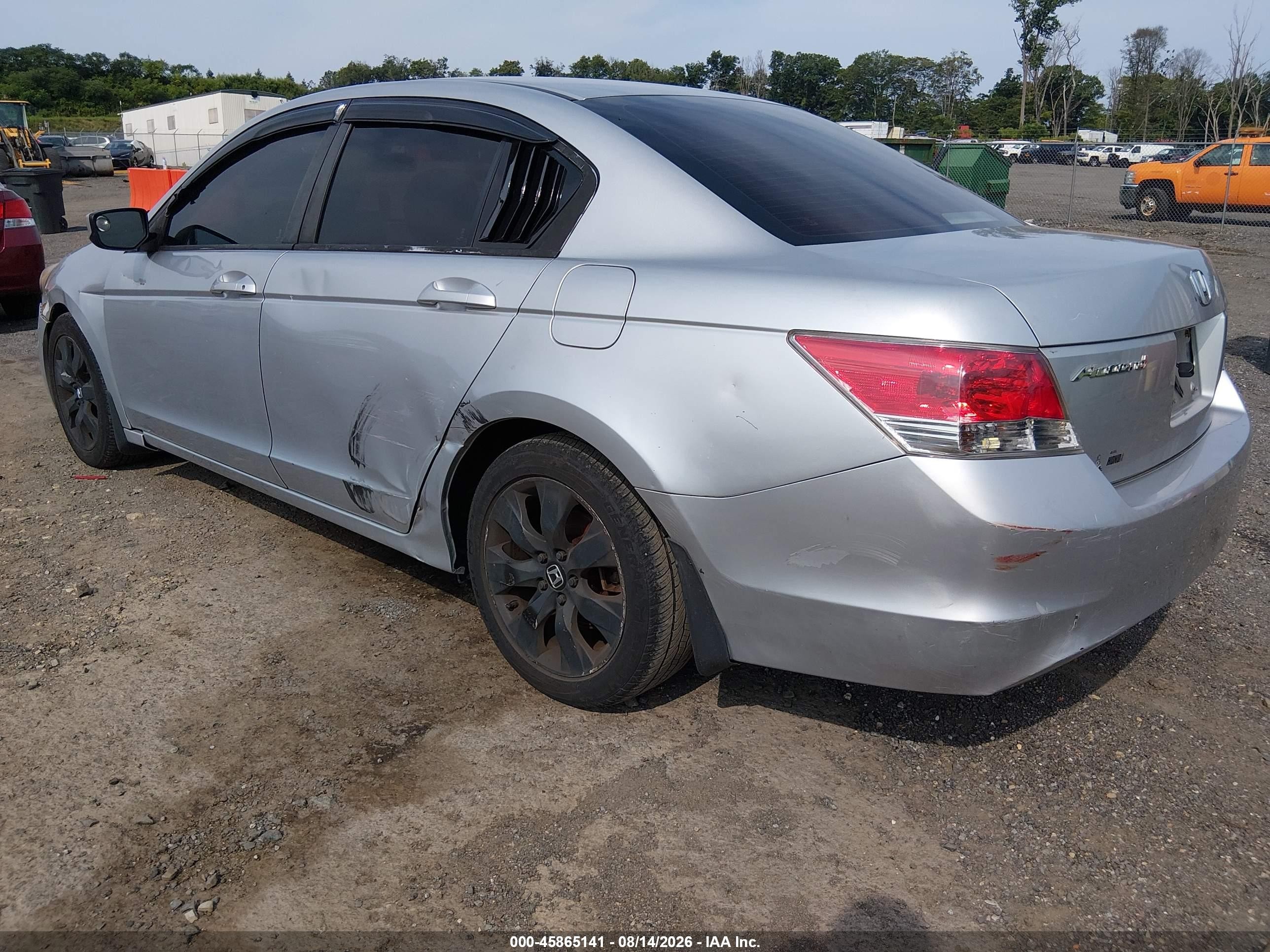 2009 Honda Accord 2.4 Ex Серебряный vin: 1HGCP26779A164458