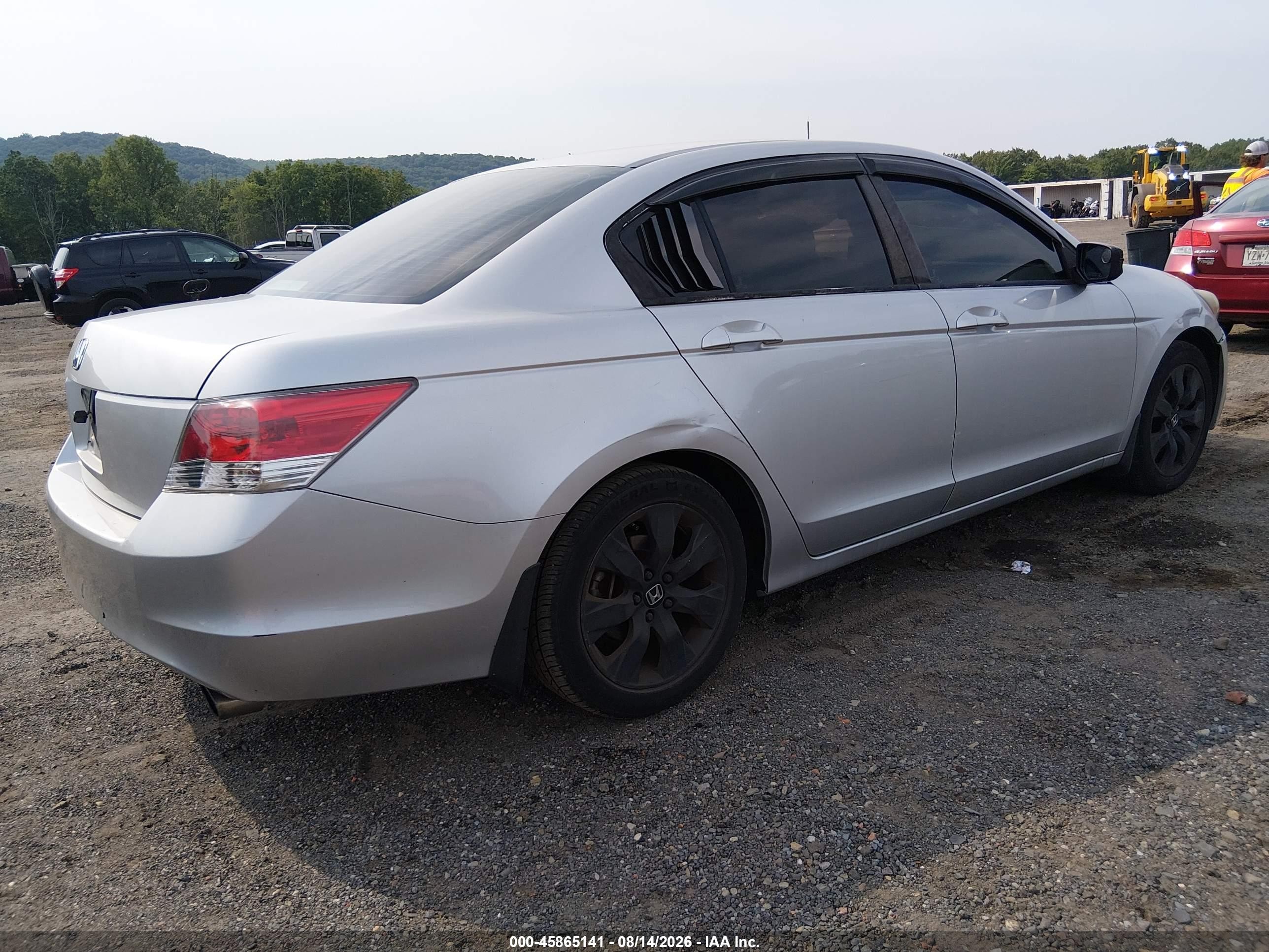 2009 Honda Accord 2.4 Ex Серебряный vin: 1HGCP26779A164458