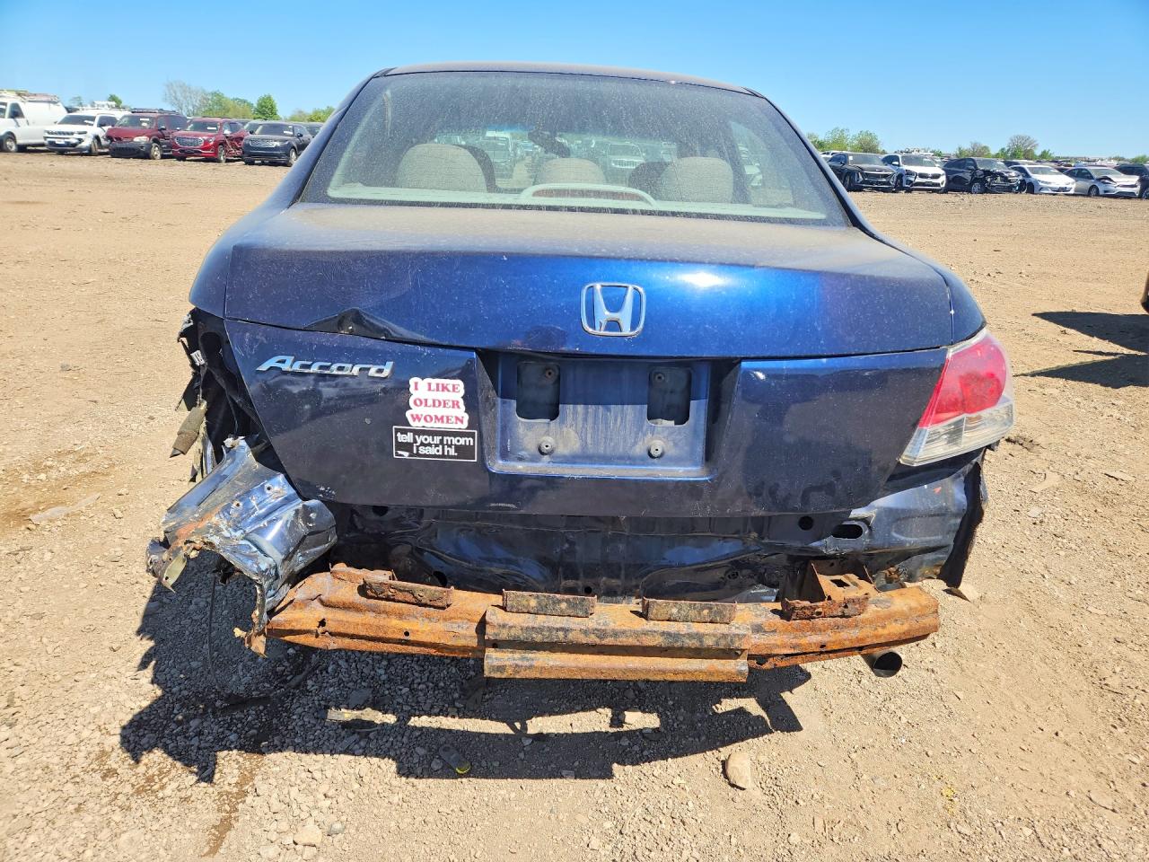 2008 Honda Accord Ex Blue vin: 1HGCP26788A080888