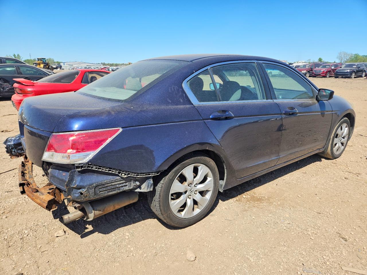 2008 Honda Accord Ex Blue vin: 1HGCP26788A080888