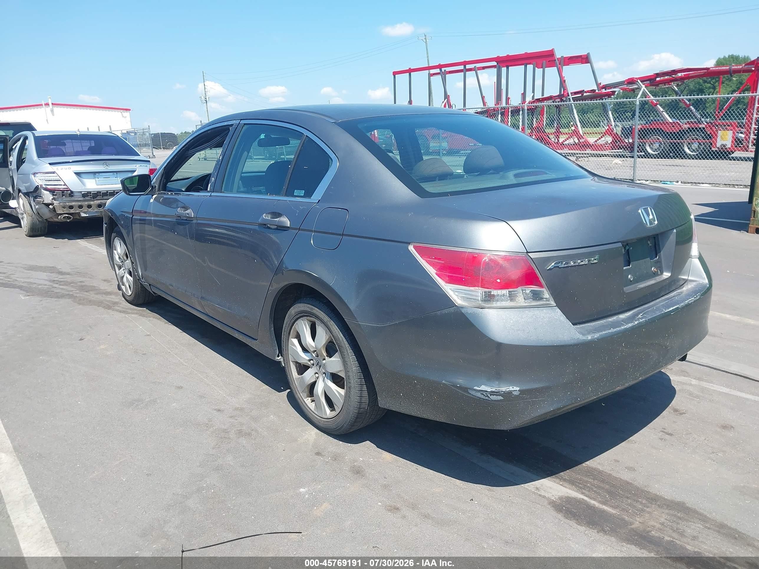 2008 Honda Accord 2.4 Ex Gray vin: 1HGCP26788A145948