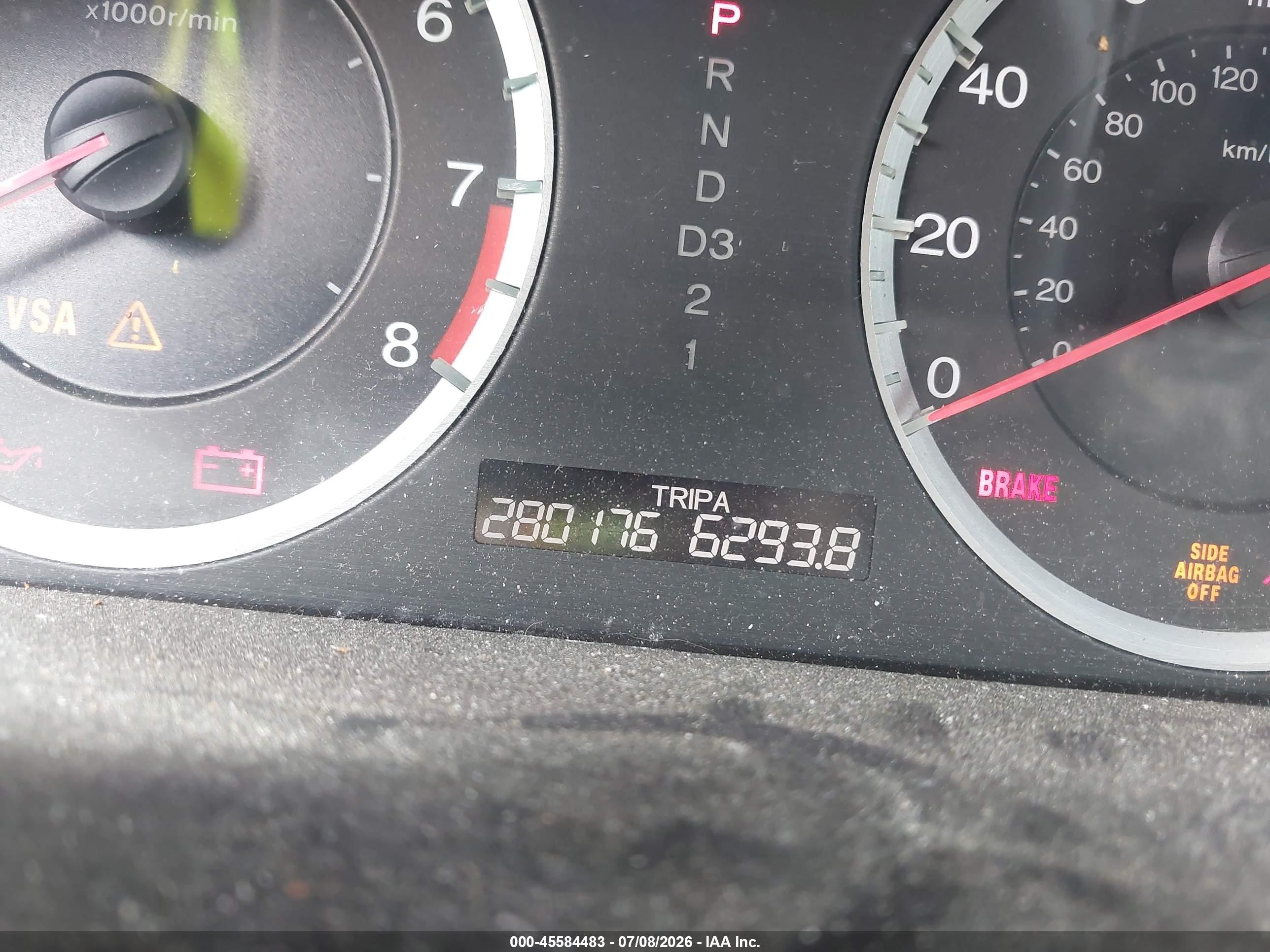 2008 Honda Accord 2.4 Ex Black vin: 1HGCP26788A151409