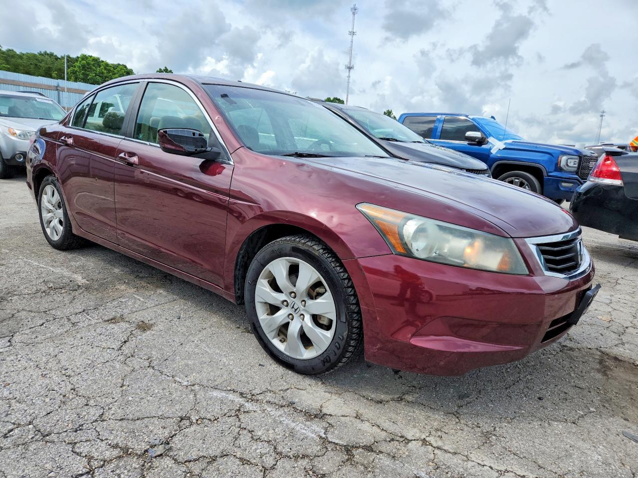 2009 Honda Accord Ex Burgundy vin: 1HGCP26789A149709