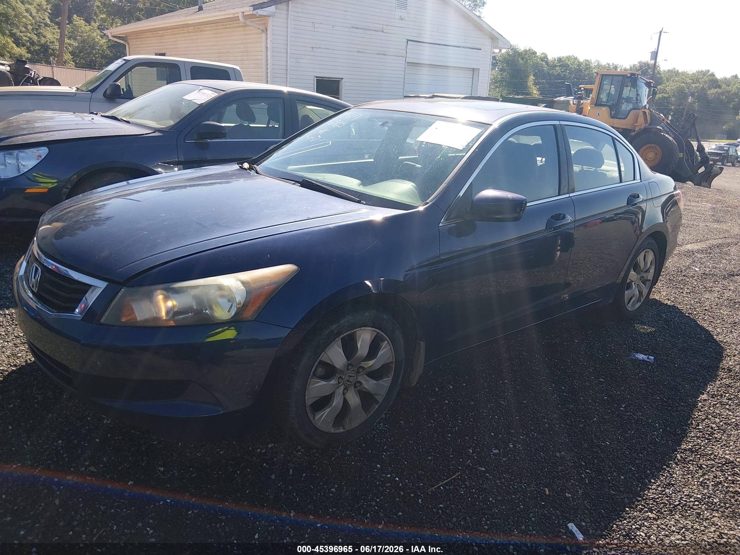 2008 Honda Accord 2.4 Ex Navy vin: 1HGCP26798A054915