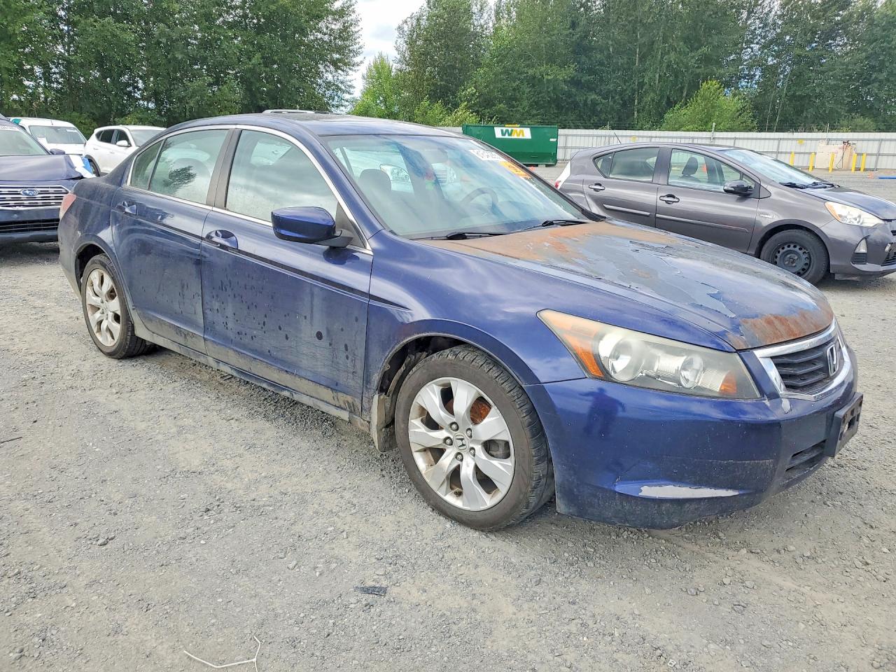 2008 Honda Accord Ex Blue vin: 1HGCP26798A080866