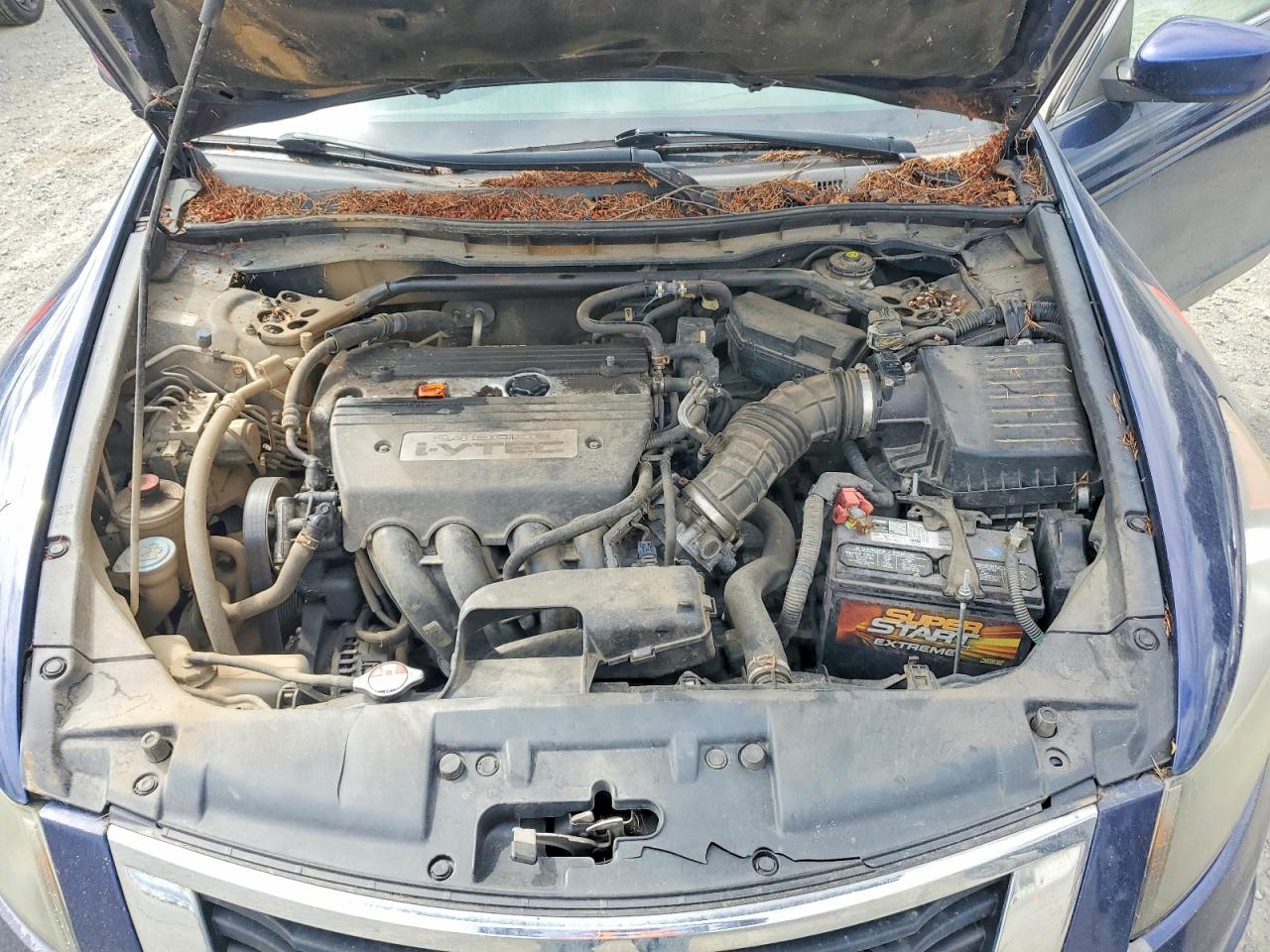 2008 Honda Accord Ex Blue vin: 1HGCP26798A080866