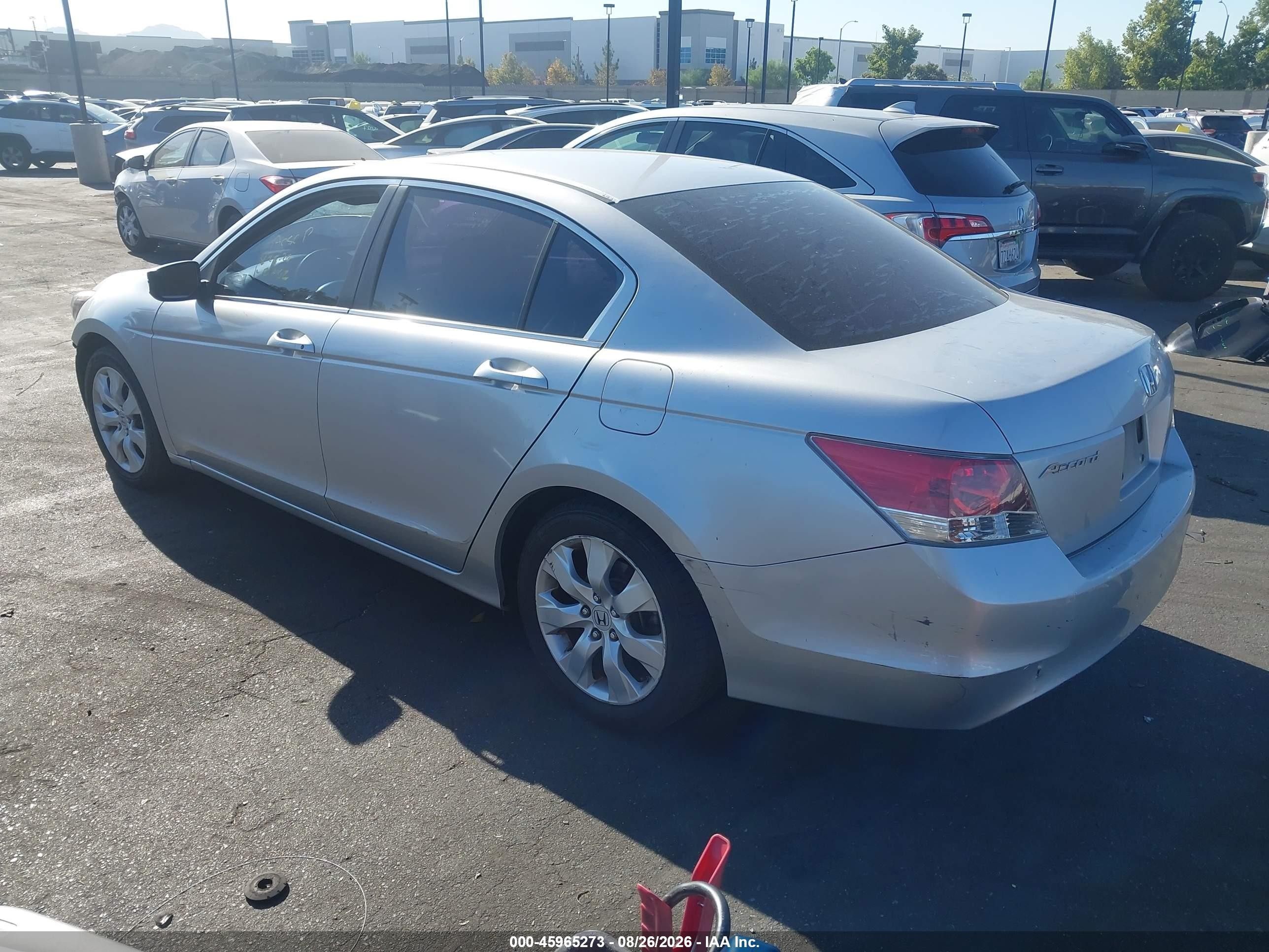 2008 Honda Accord 2.4 Ex Silver vin: 1HGCP26798A160751