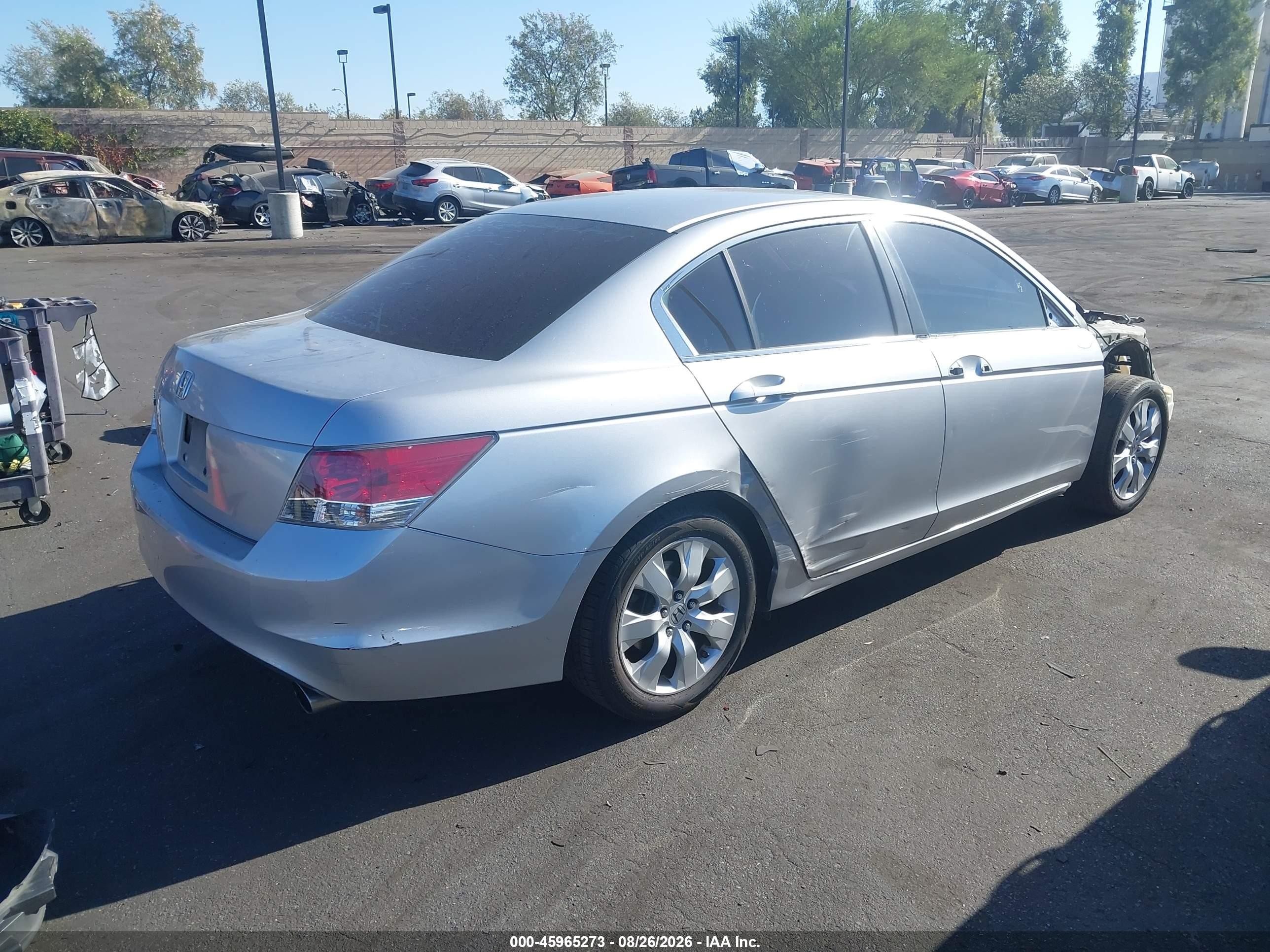 2008 Honda Accord 2.4 Ex Silver vin: 1HGCP26798A160751