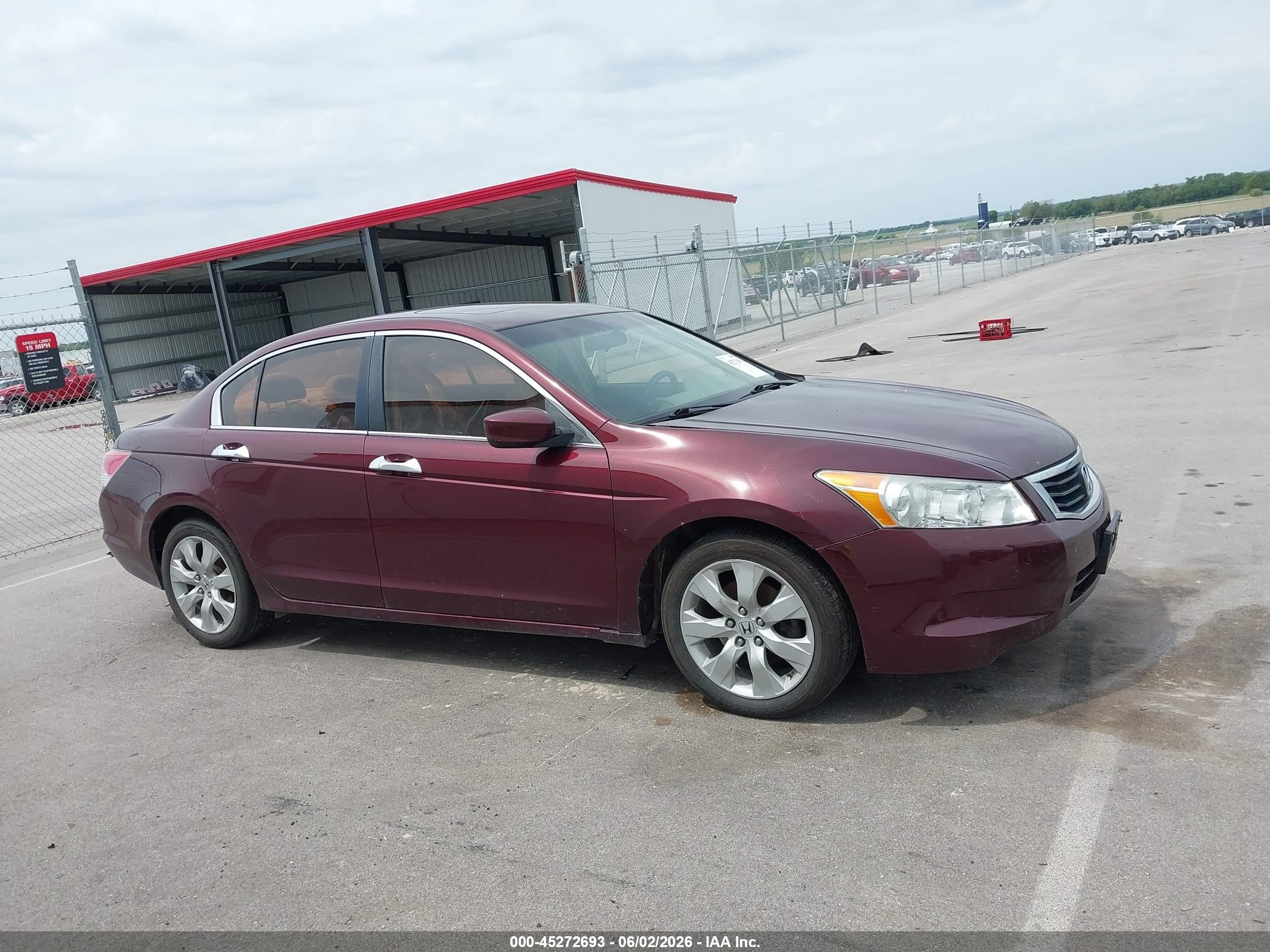 2009 Honda Accord 2.4 Ex Maroon vin: 1HGCP26799A064782