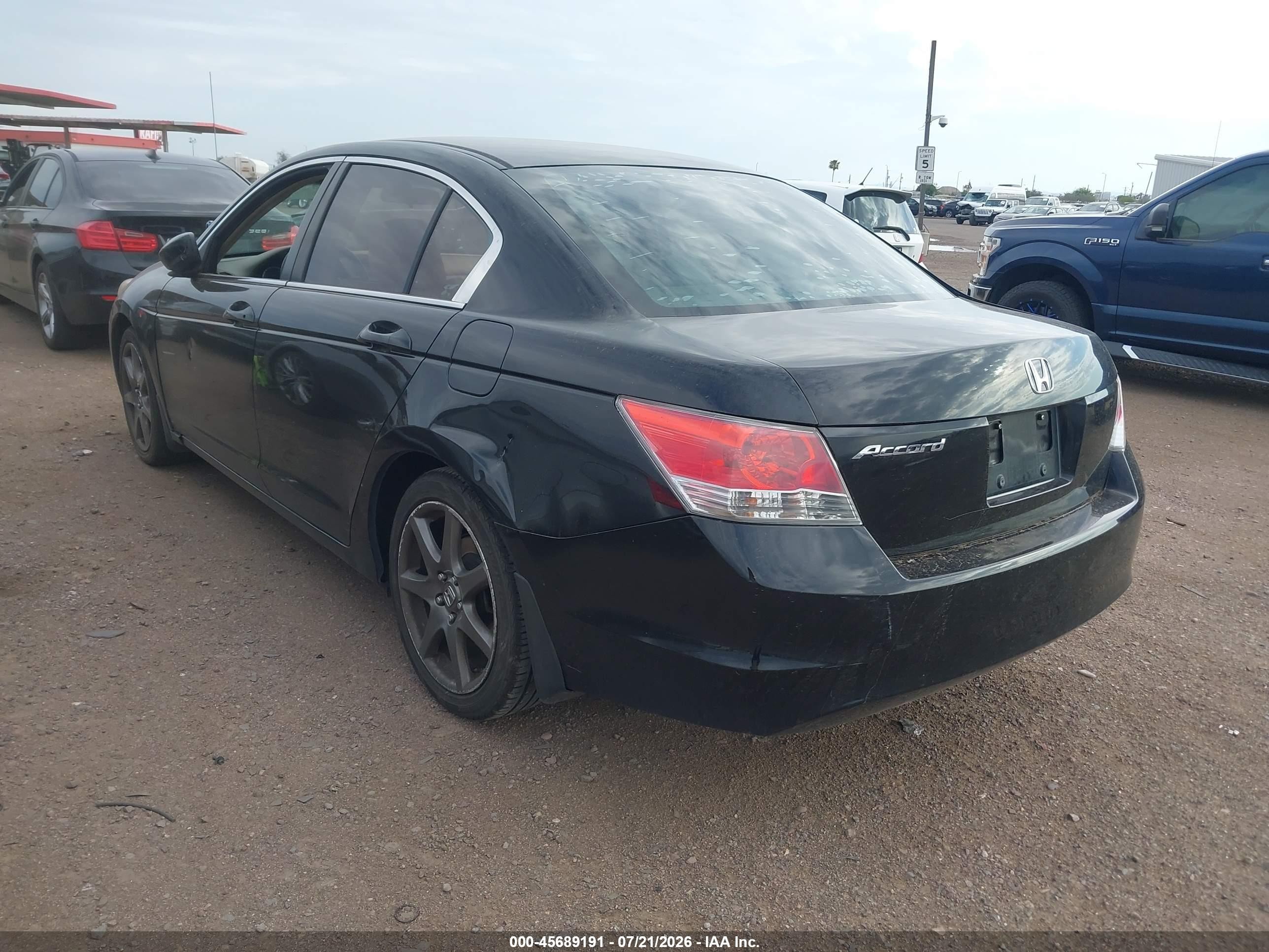 2009 Honda Accord 2.4 Ex Коричневый vin: 1HGCP26799A102432