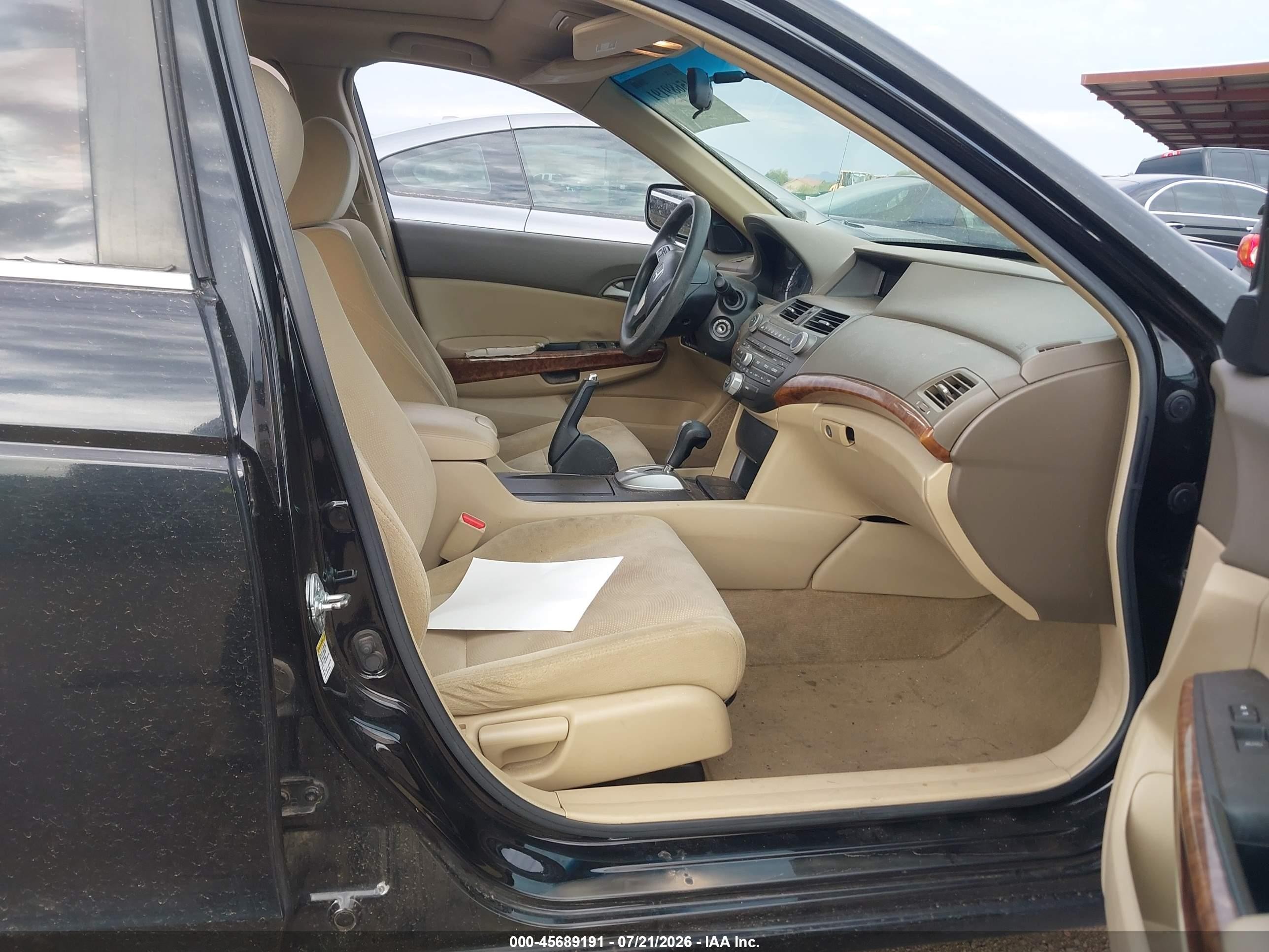 2009 Honda Accord 2.4 Ex Коричневый vin: 1HGCP26799A102432