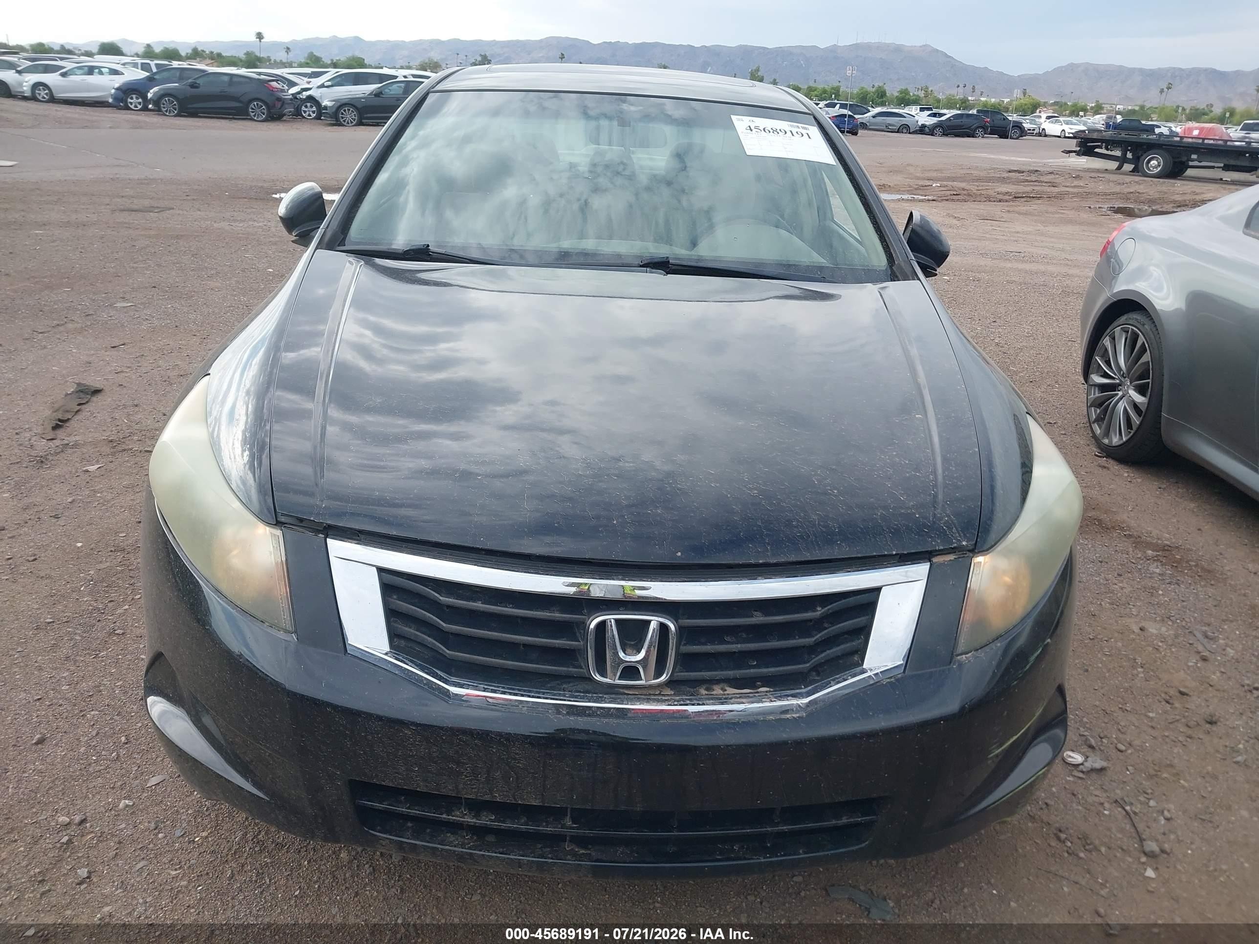 2009 Honda Accord 2.4 Ex Коричневый vin: 1HGCP26799A102432