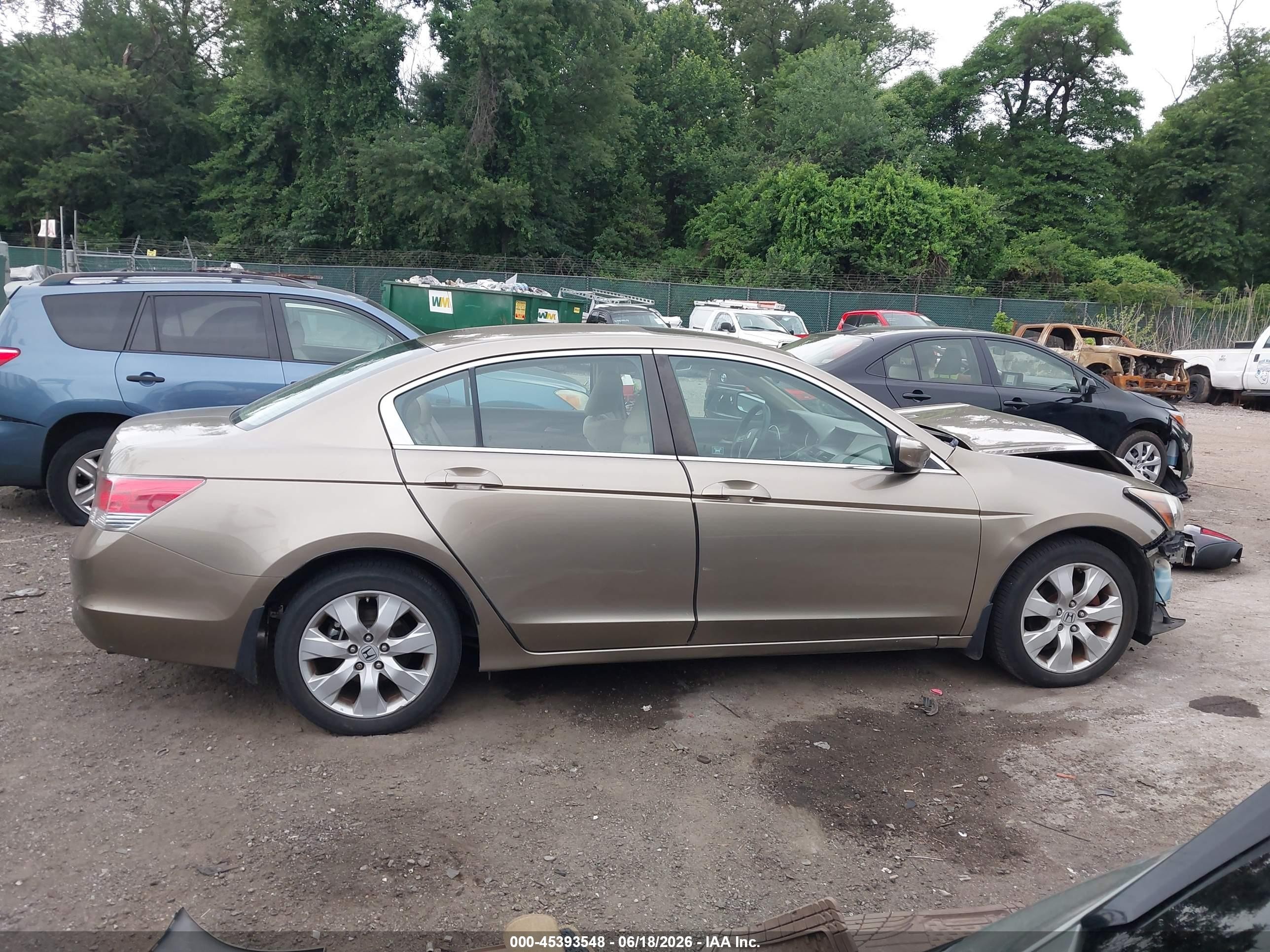2009 Honda Accord 2.4 Ex Gold vin: 1HGCP26799A102785