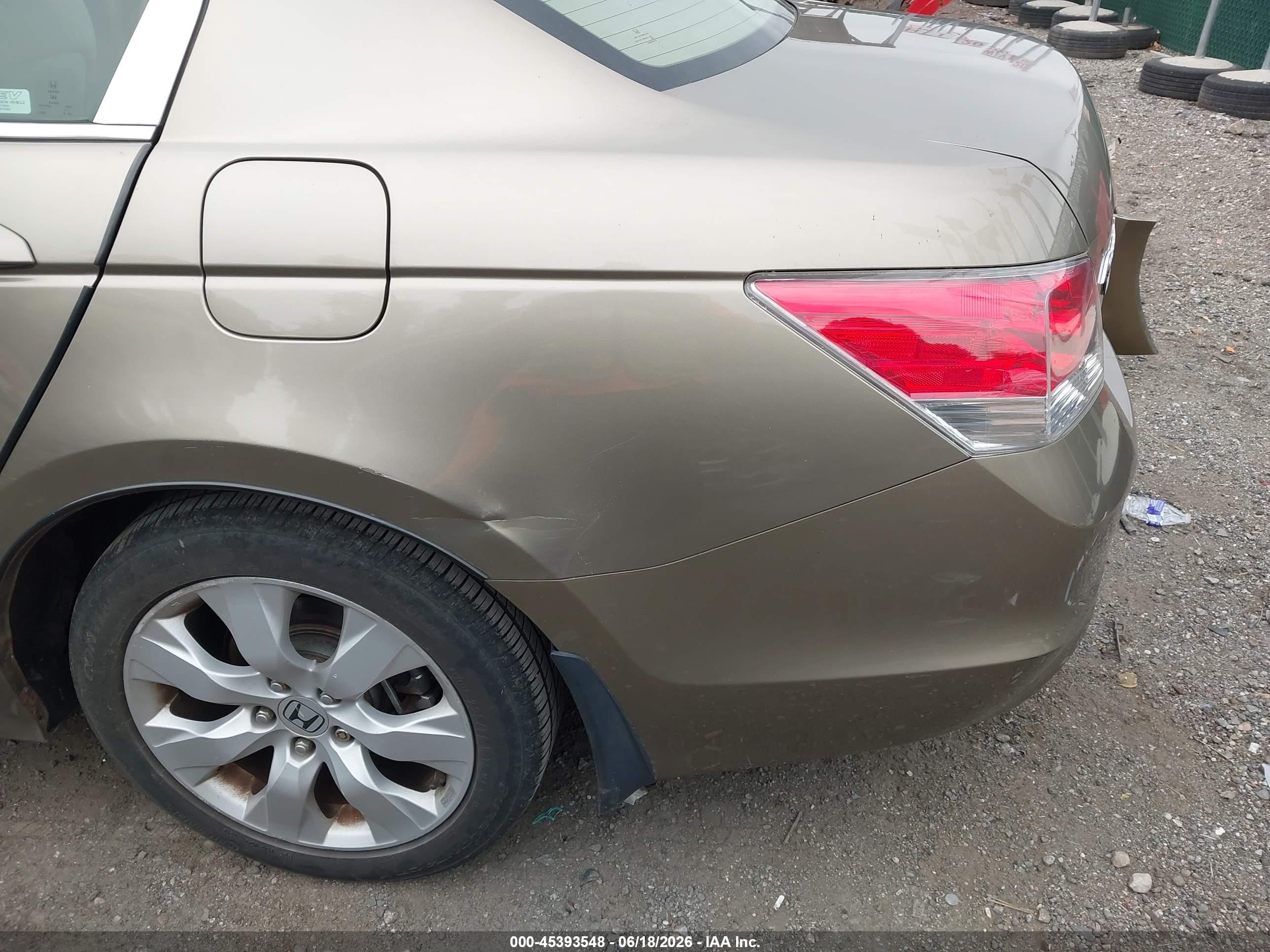 2009 Honda Accord 2.4 Ex Gold vin: 1HGCP26799A102785